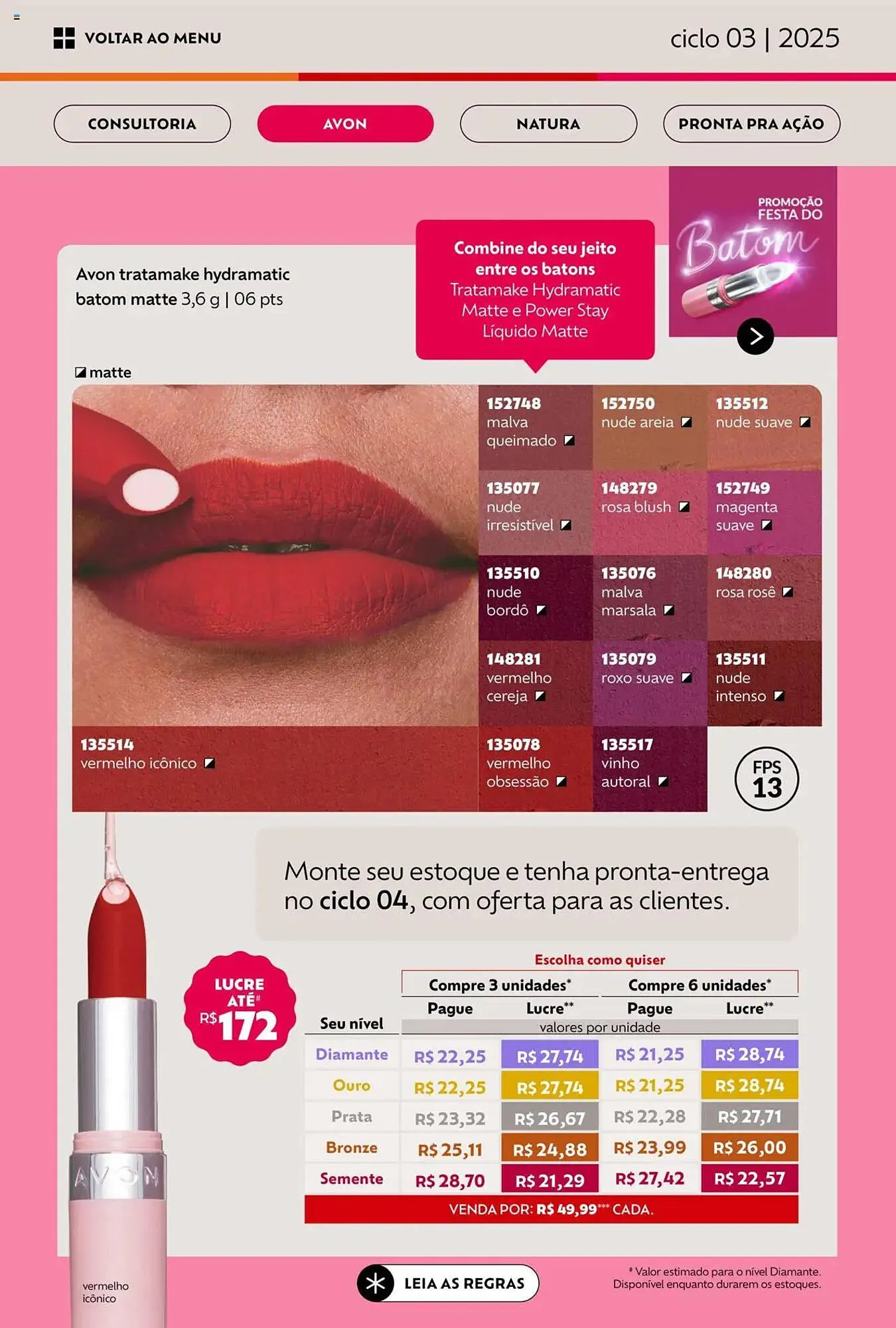 Encarte de Catálogo Avon 17 de janeiro até 17 de fevereiro 2025 - Pagina 9