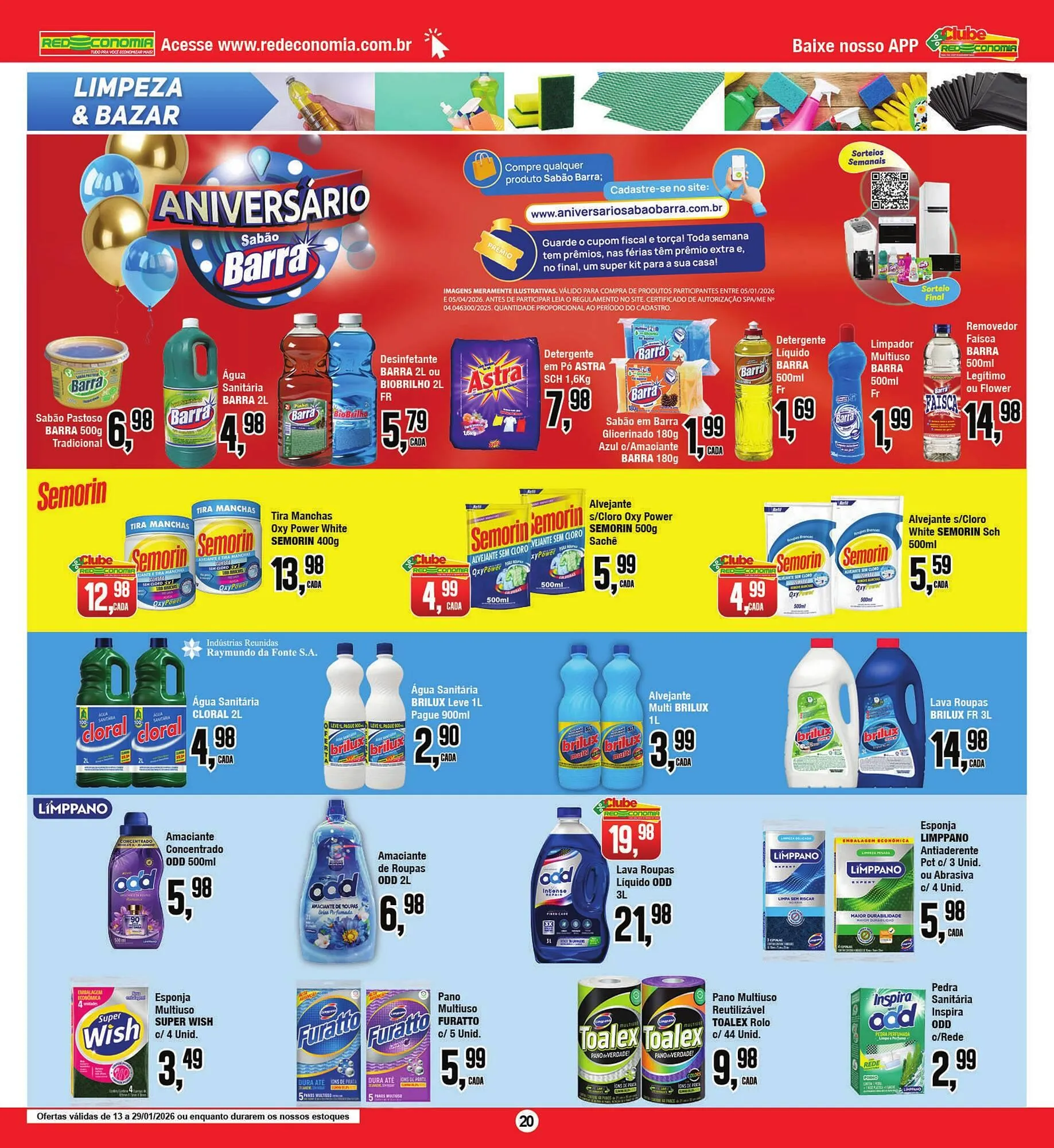 Encarte de Encarte Rede Economia 21 de janeiro até 29 de janeiro 2026 - Pagina 20
