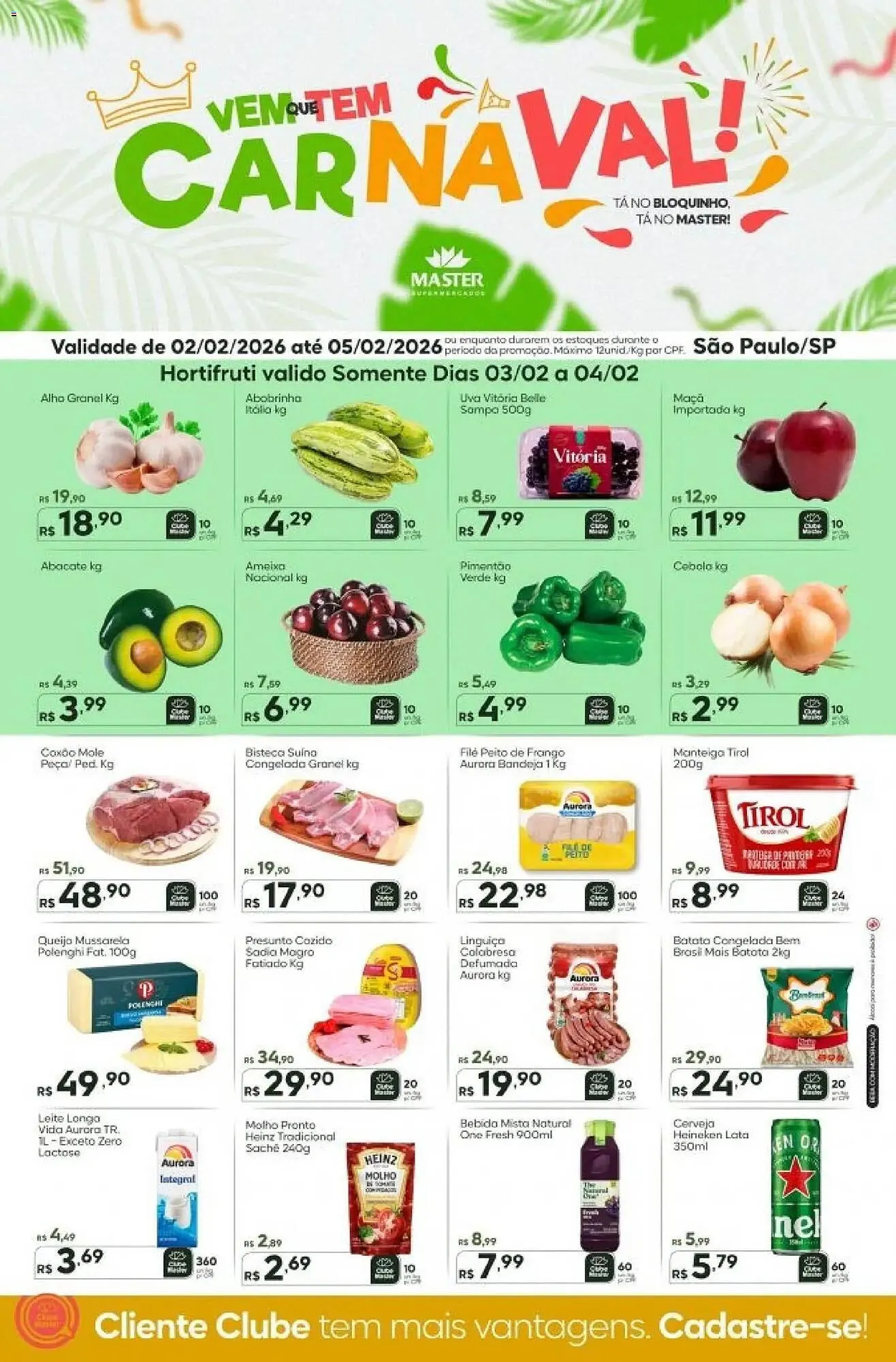 Folheto Master Supermercados - 1