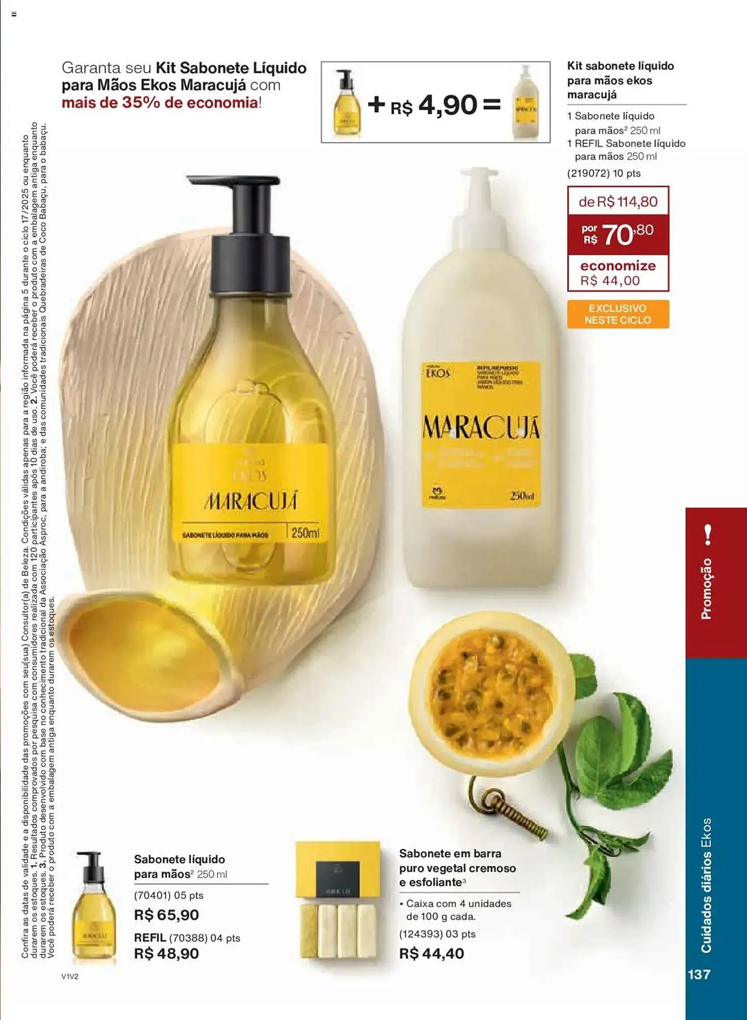 Encarte de Catálogo Natura 14 de outubro até 4 de novembro 2025 - Pagina 137