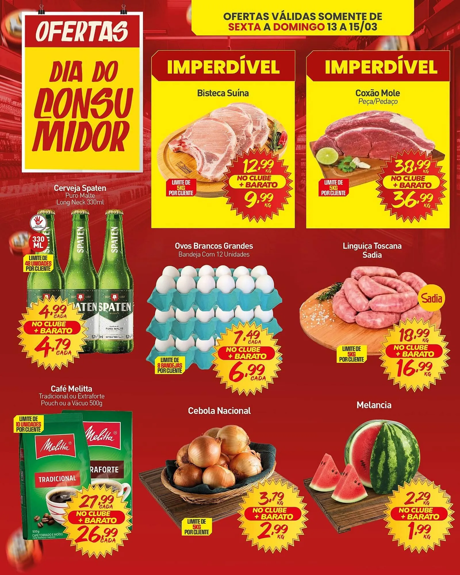 Encarte de Folheto Rede Bom Lugar 13 de março até 15 de março 2026 - Pagina 1