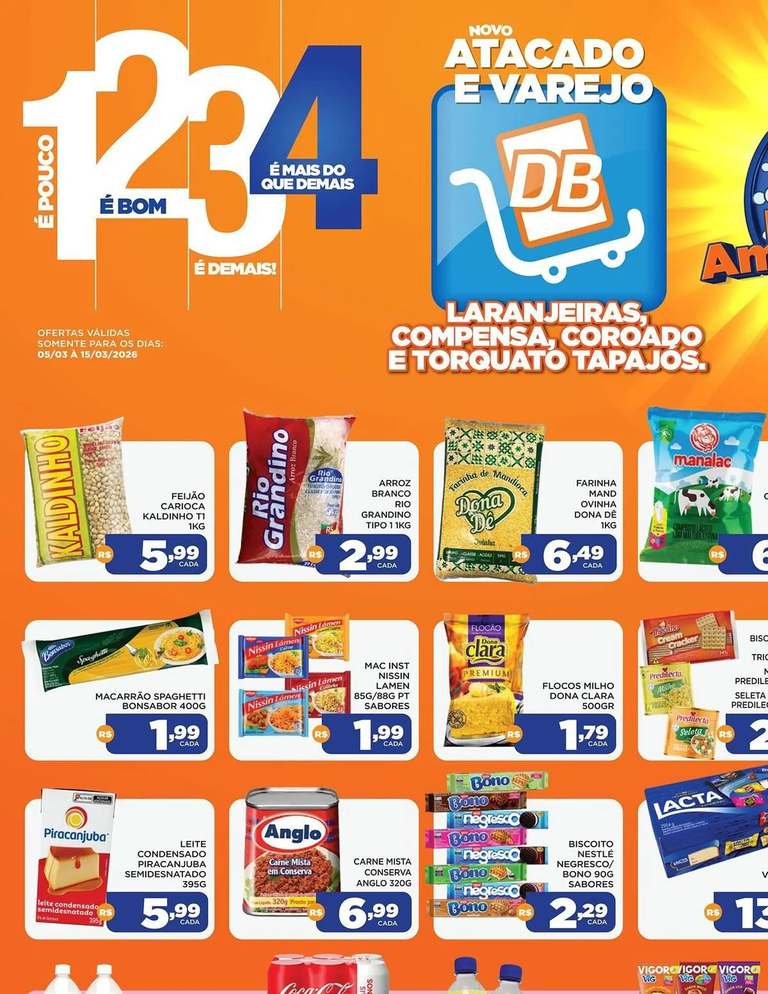 Encarte de Catálogo DB Supermercados 6 de março até 15 de março 2026 - Pagina 1
