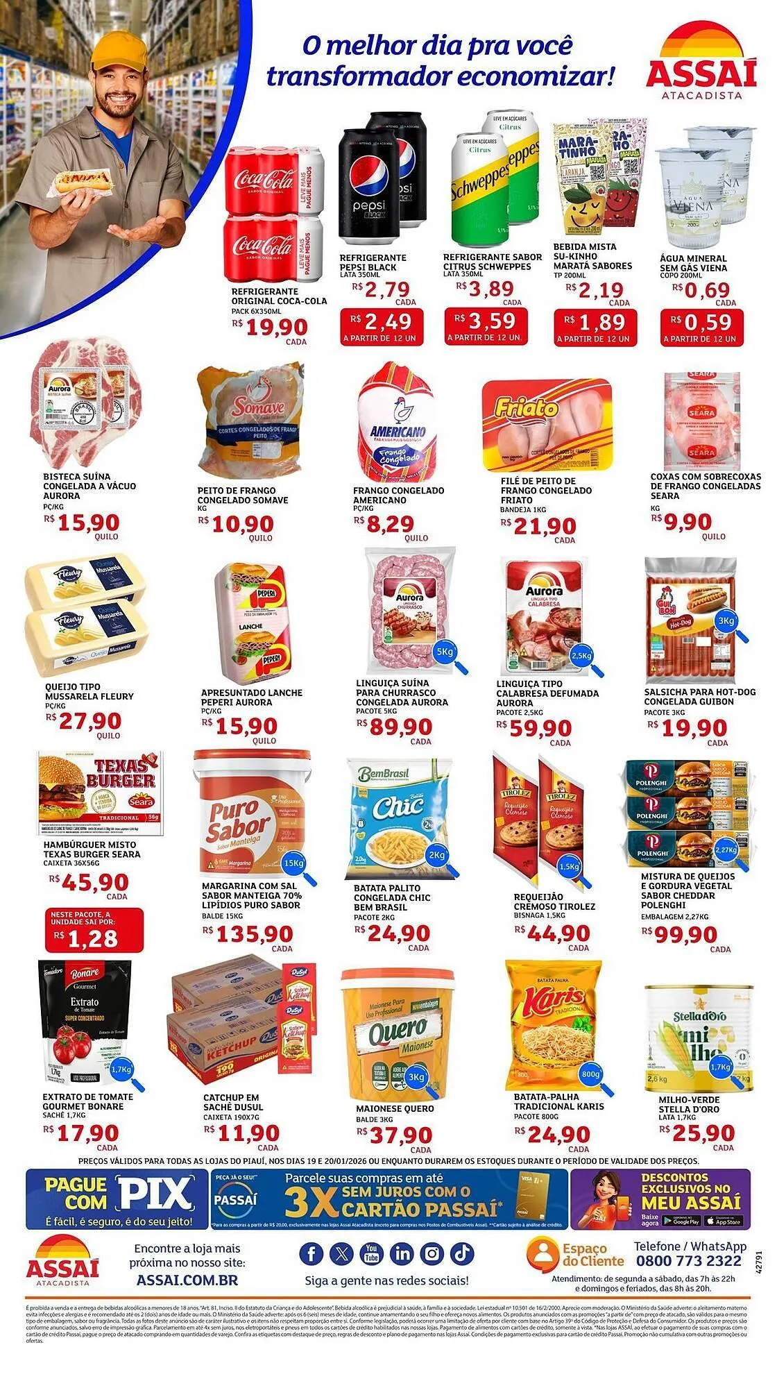 Encarte de Encarte Assaí Atacadista 19 de janeiro até 20 de janeiro 2026 - Pagina 2