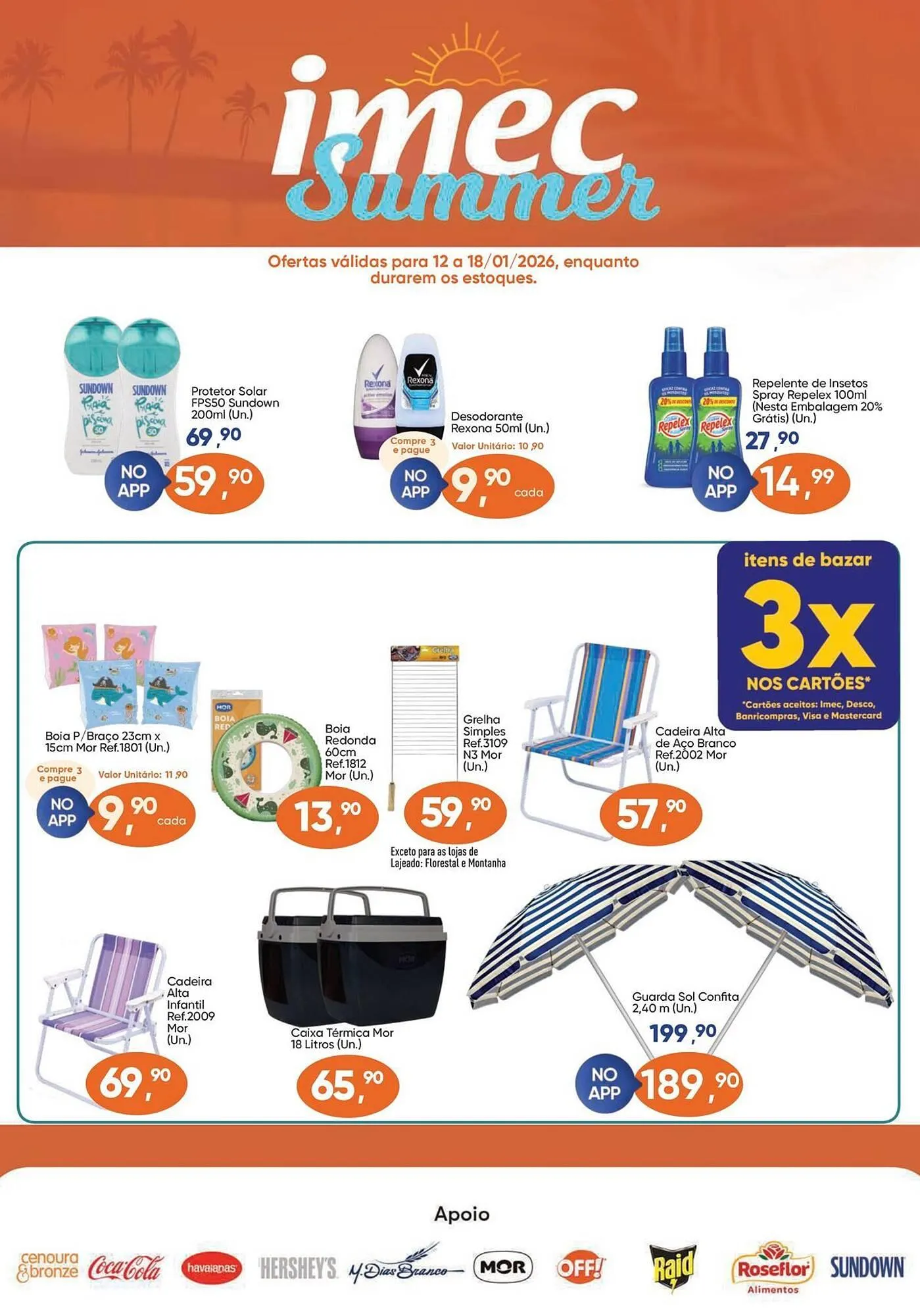 Encarte de Catálogo Imec Supermercados 12 de janeiro até 18 de janeiro 2026 - Pagina 1