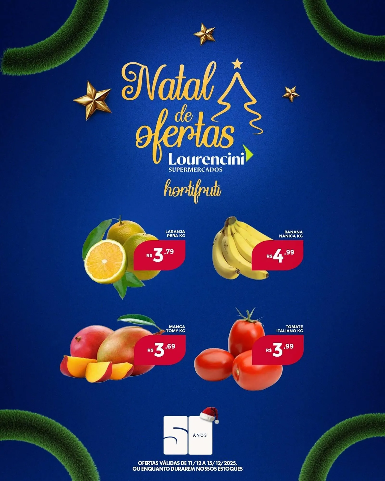 Encarte de Catálogo Lourencini Supermercados 13 de dezembro até 15 de dezembro 2025 - Pagina 5