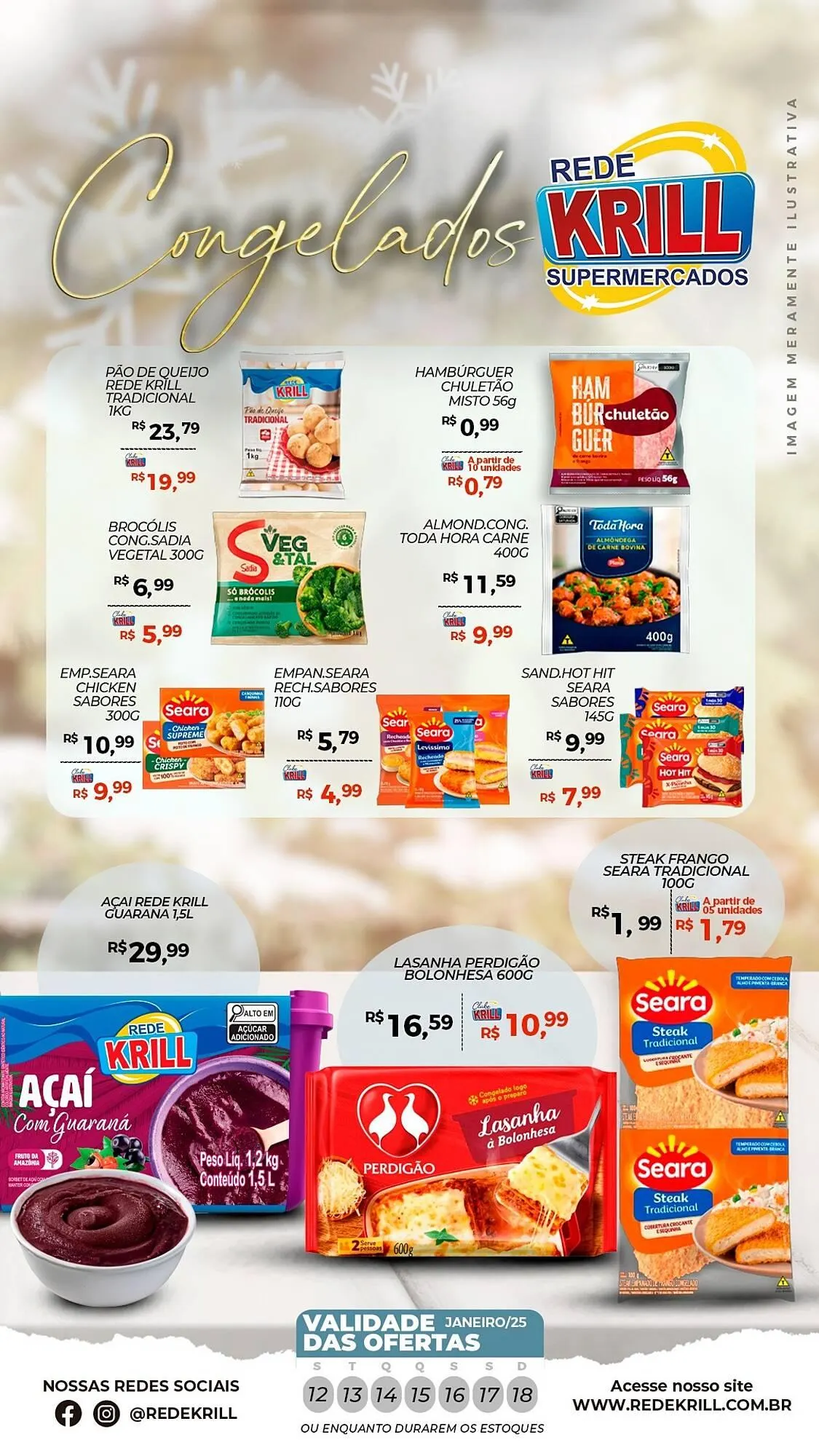 Encarte de Folheto Rede Krill 12 de janeiro até 18 de janeiro 2026 - Pagina 4
