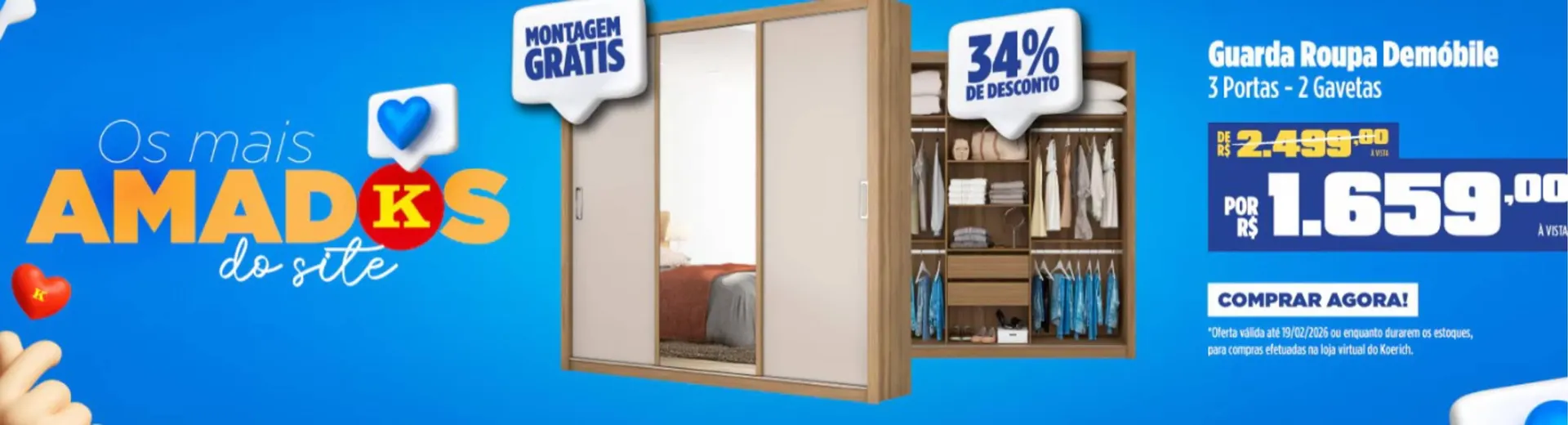 Encarte de Catálogo Lojas Koerich 16 de fevereiro até 19 de fevereiro 2026 - Pagina 4