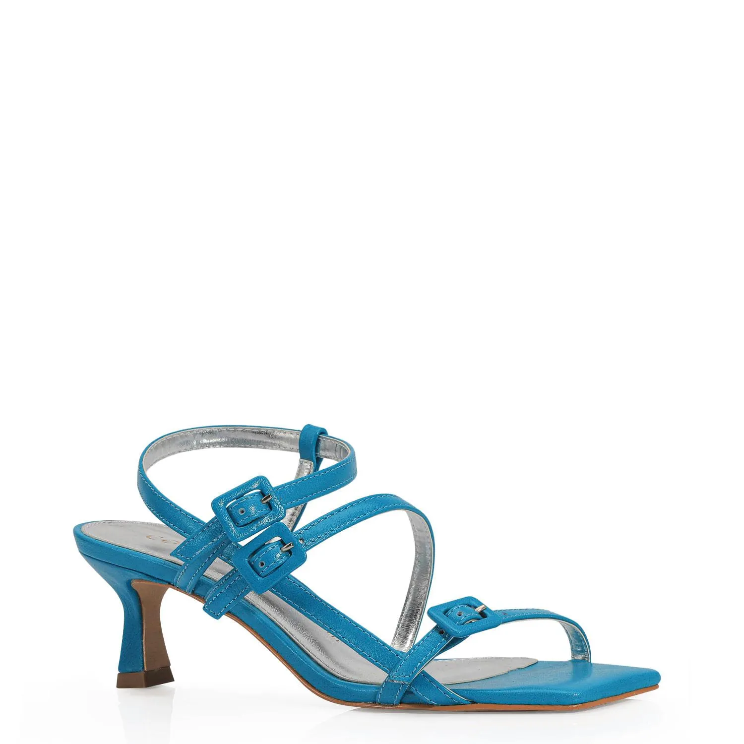 Sandália Turquoise Couro Azul