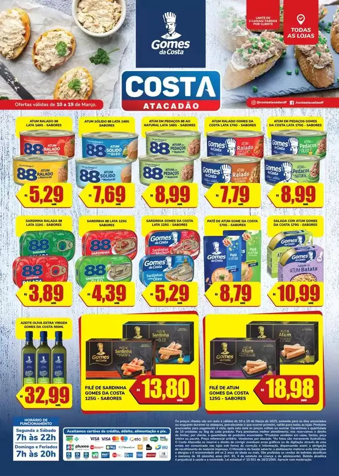 Encarte de Promoções especiais em andamento 11 de março até 19 de março 2025 - Pagina 1