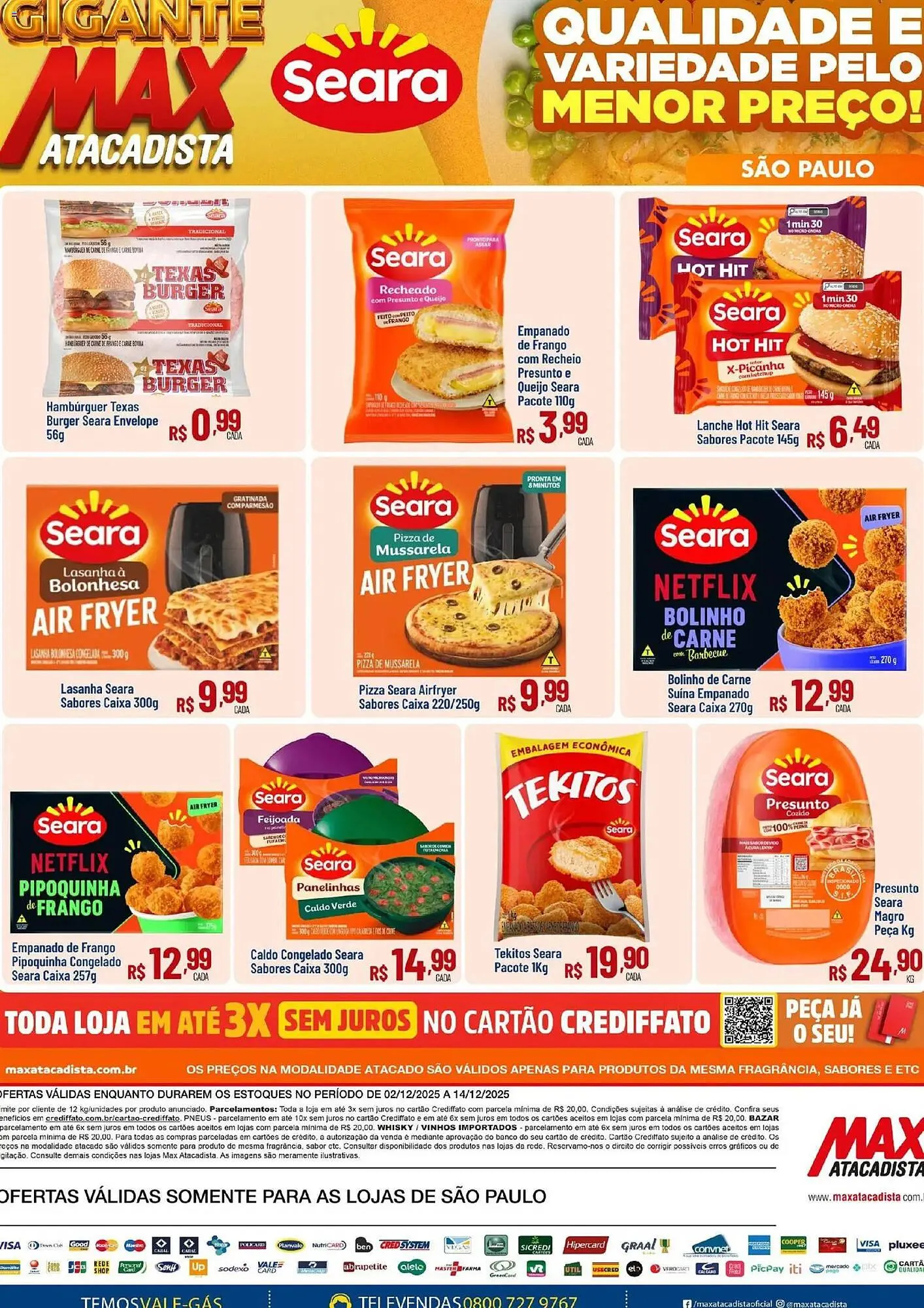 Encarte de Encarte Max Atacadista 2 de dezembro até 14 de dezembro 2025 - Pagina 1