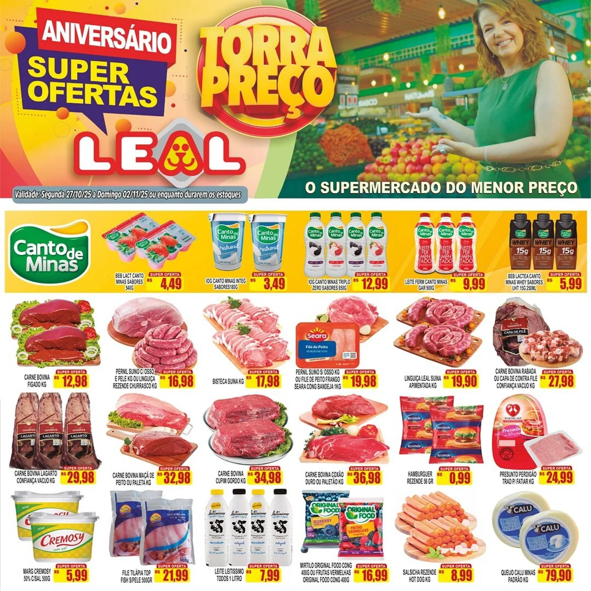 Encarte de Folheto Supermercado leal 27 de outubro até 2 de novembro 2025 - Pagina 3