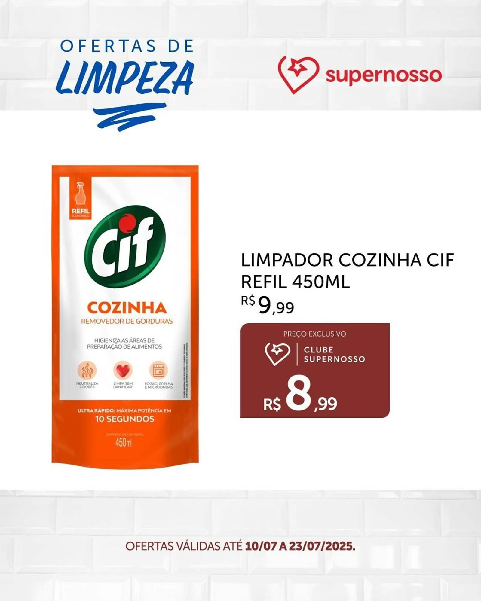 Encarte de Catálogo Super Nosso 10 de julho até 23 de julho 2025 - Pagina 3