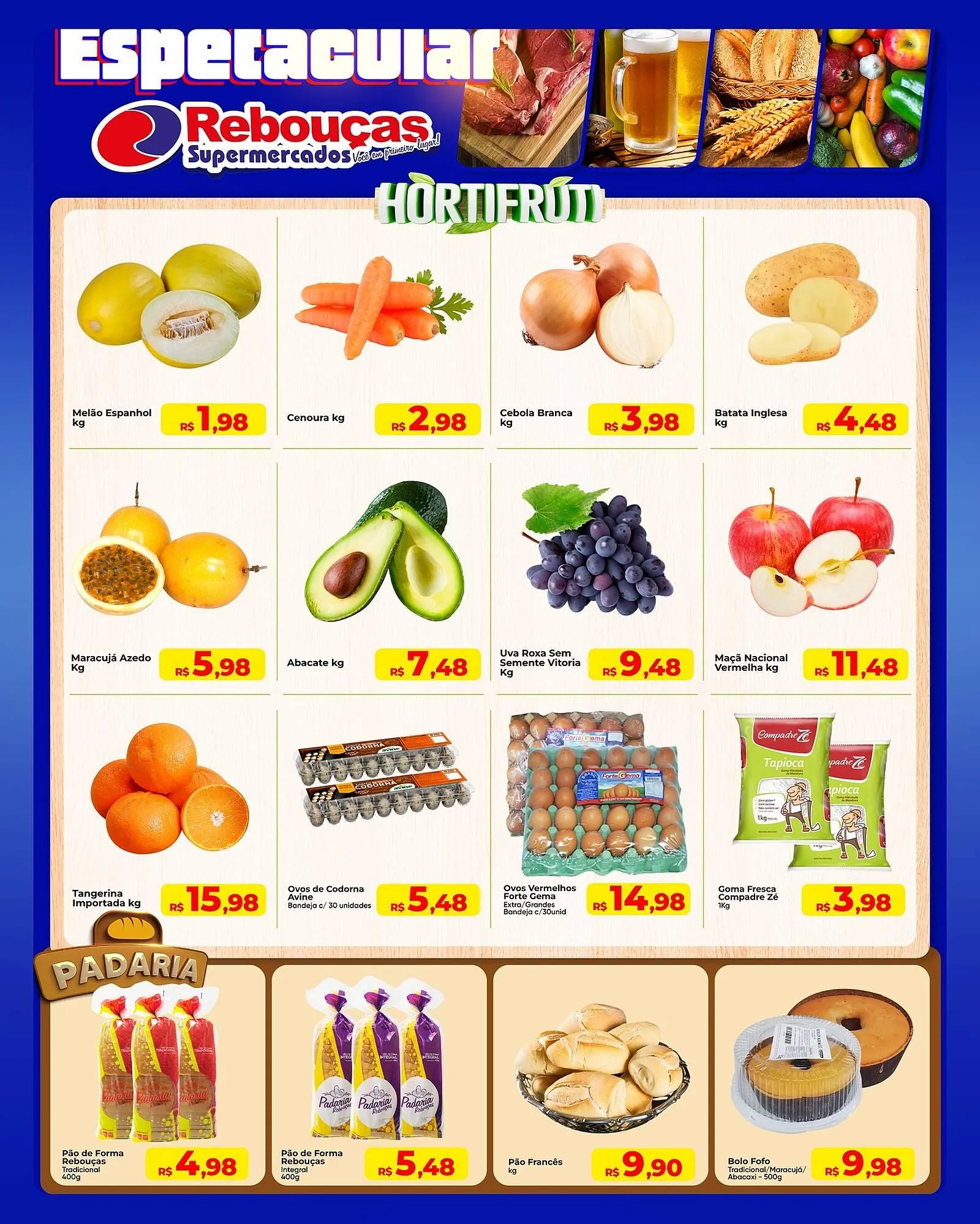 Encarte de Catálogo Rebouças Supermercados 19 de junho até 22 de junho 2025 - Pagina 2