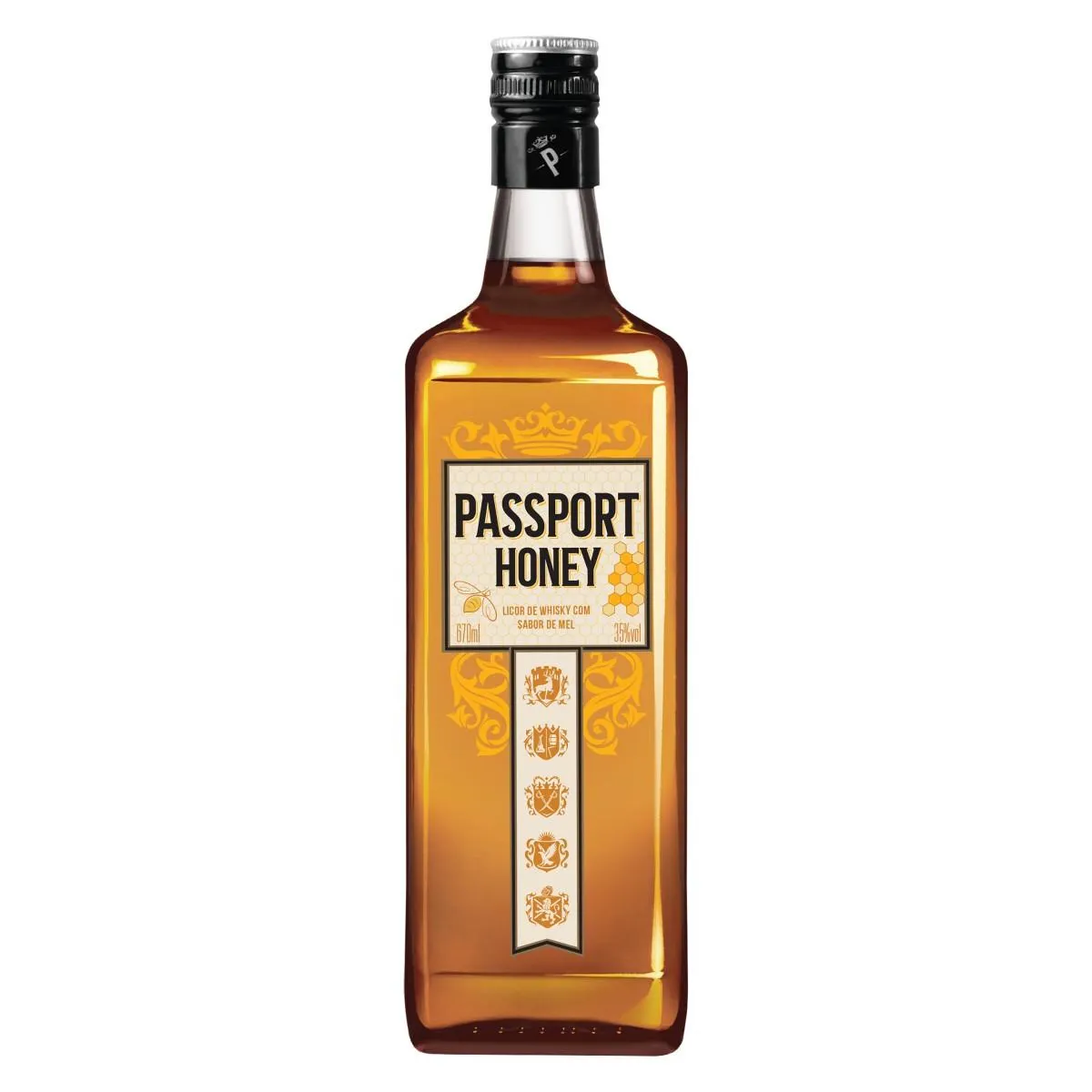 Licor Passport Whisky Mel Garrafa 670ml