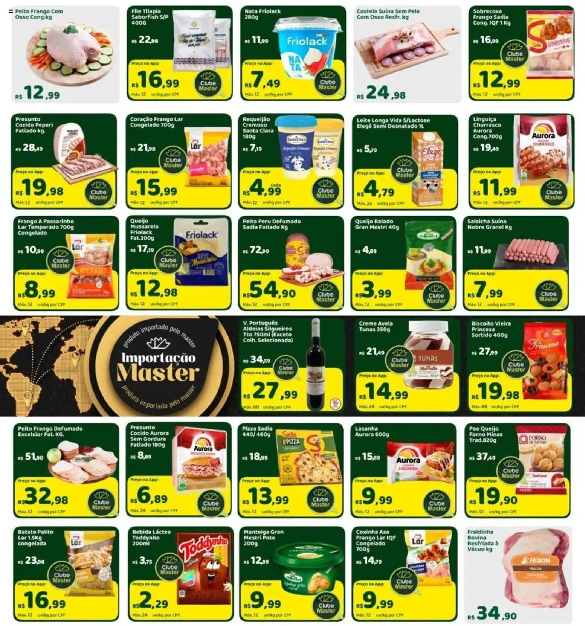 Encarte de Catálogo Master Supermercados 1 de agosto até 4 de agosto 2025 - Pagina 2
