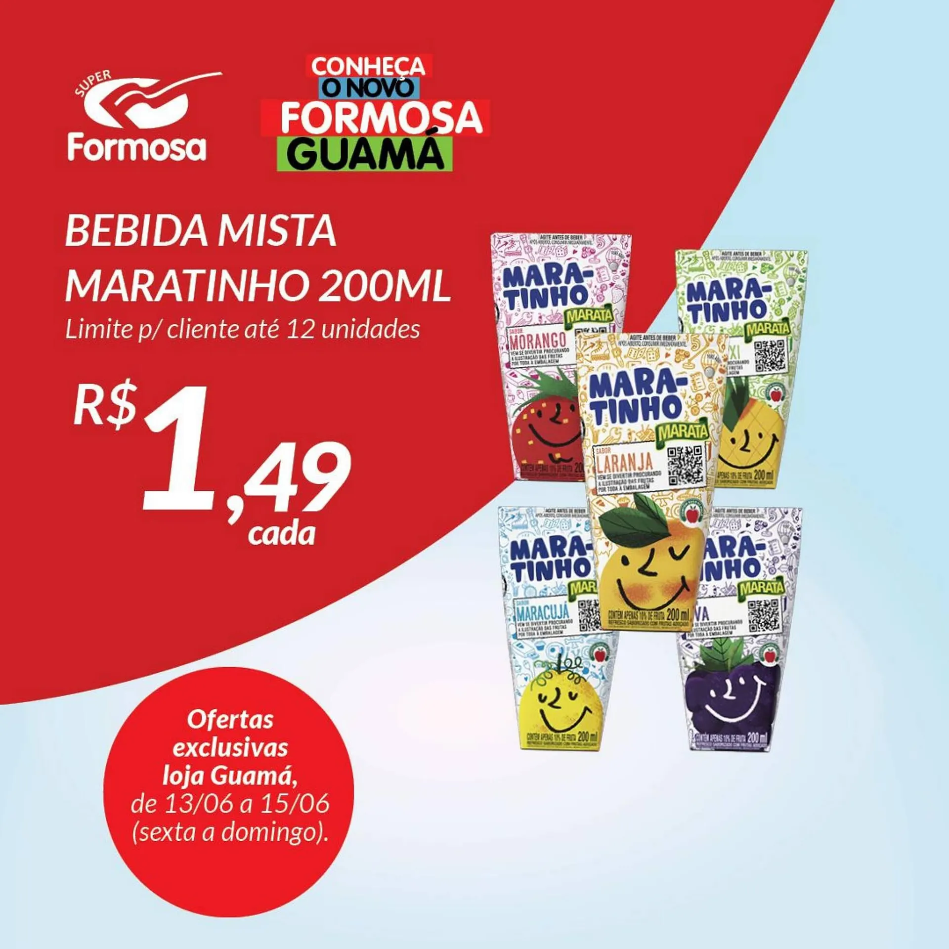 Encarte de Catálogo Grupo Formosa 13 de junho até 15 de junho 2025 - Pagina 1