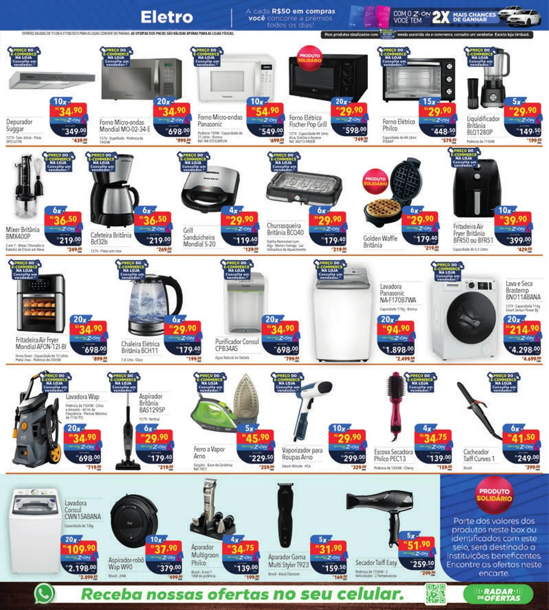 Encarte de Catálogo Supermercados Condor 11 de agosto até 29 de agosto 2025 - Pagina 29