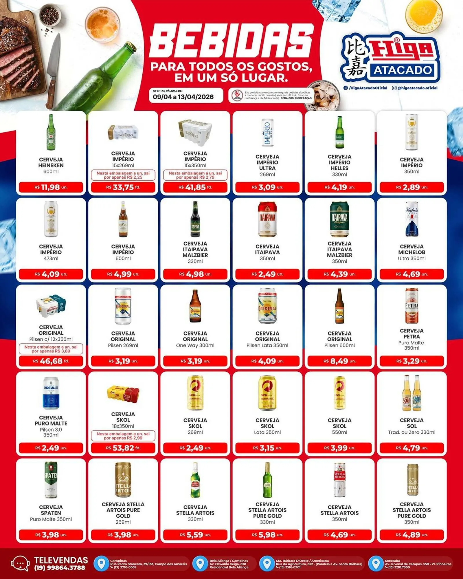 Encarte de Folheto Higa Atacado 9 de abril até 13 de abril 2026 - Pagina 2