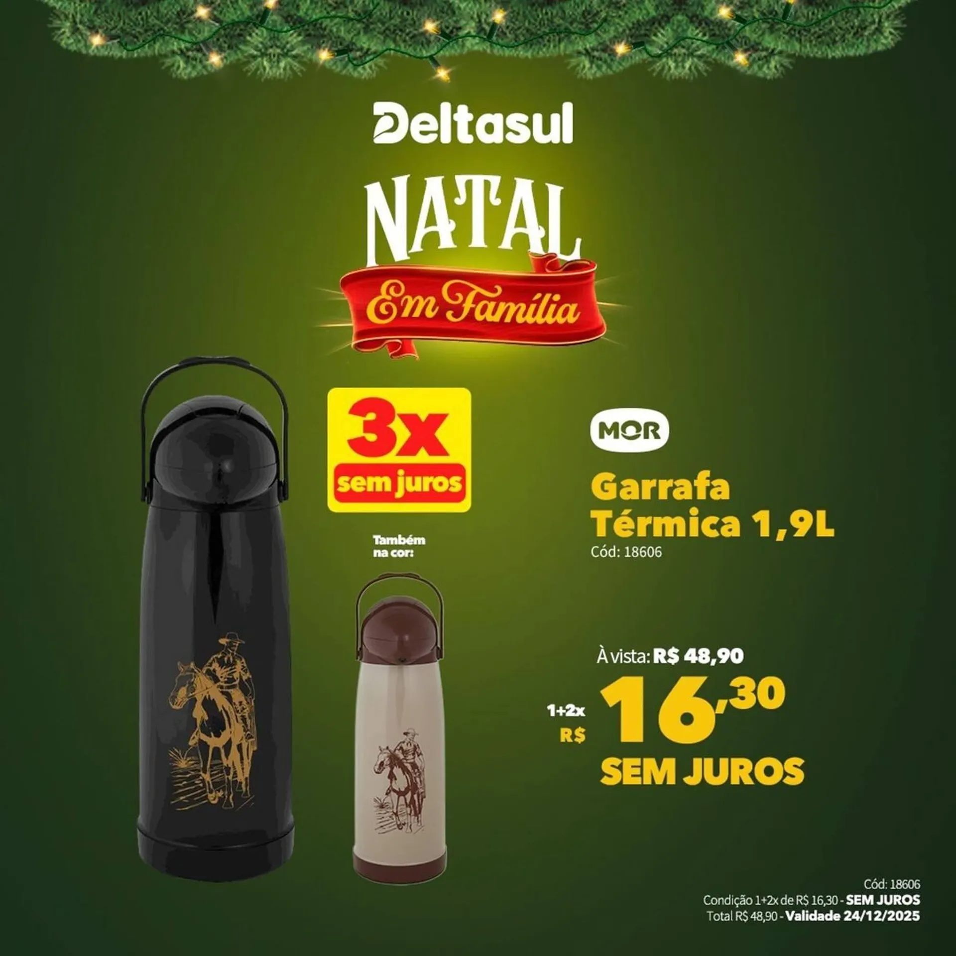 Encarte de Folheto Deltasul 3 de dezembro até 24 de dezembro 2025 - Pagina 1