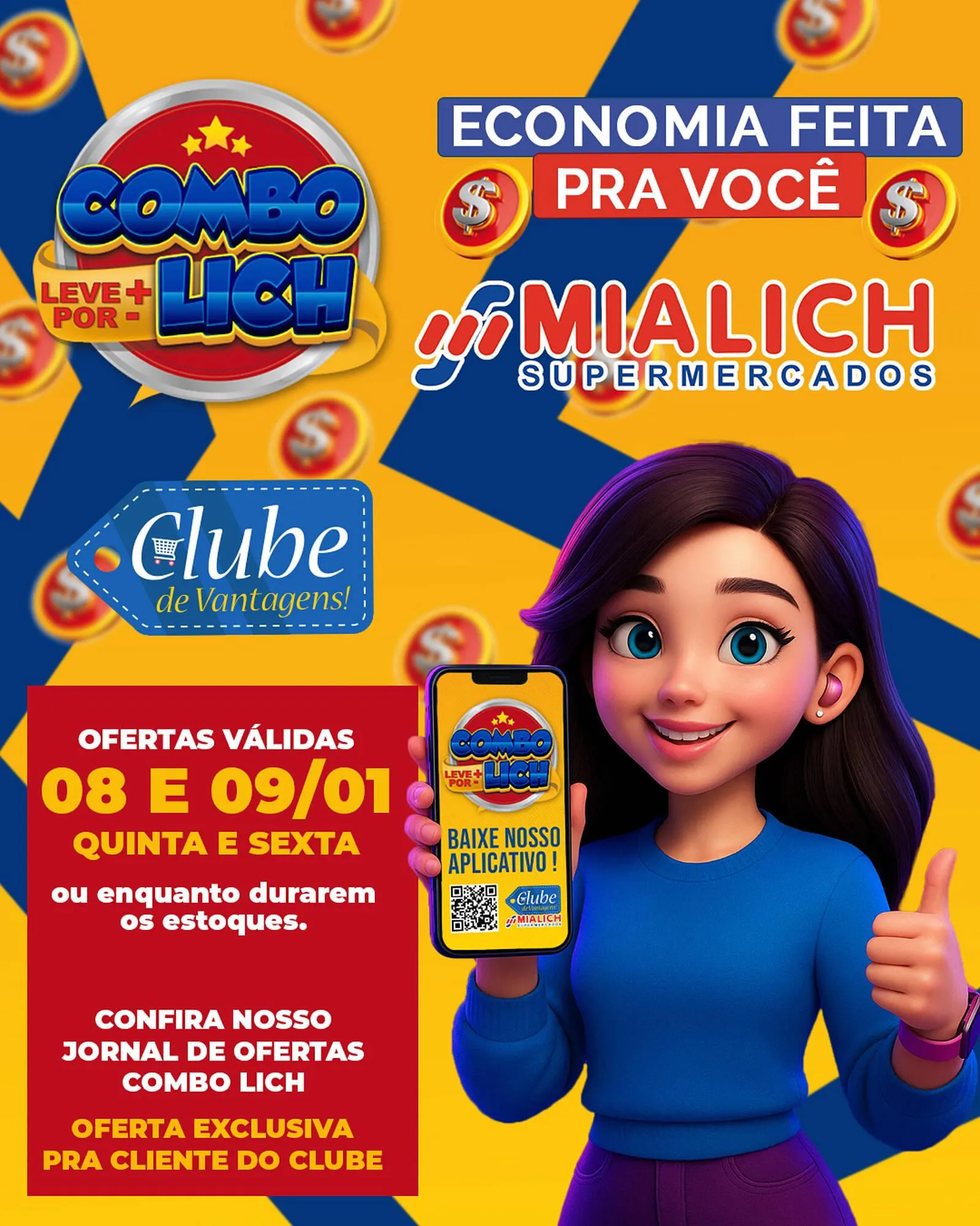 Encarte de Catálogo Mialich Supermercados 8 de janeiro até 9 de janeiro 2026 - Pagina 1