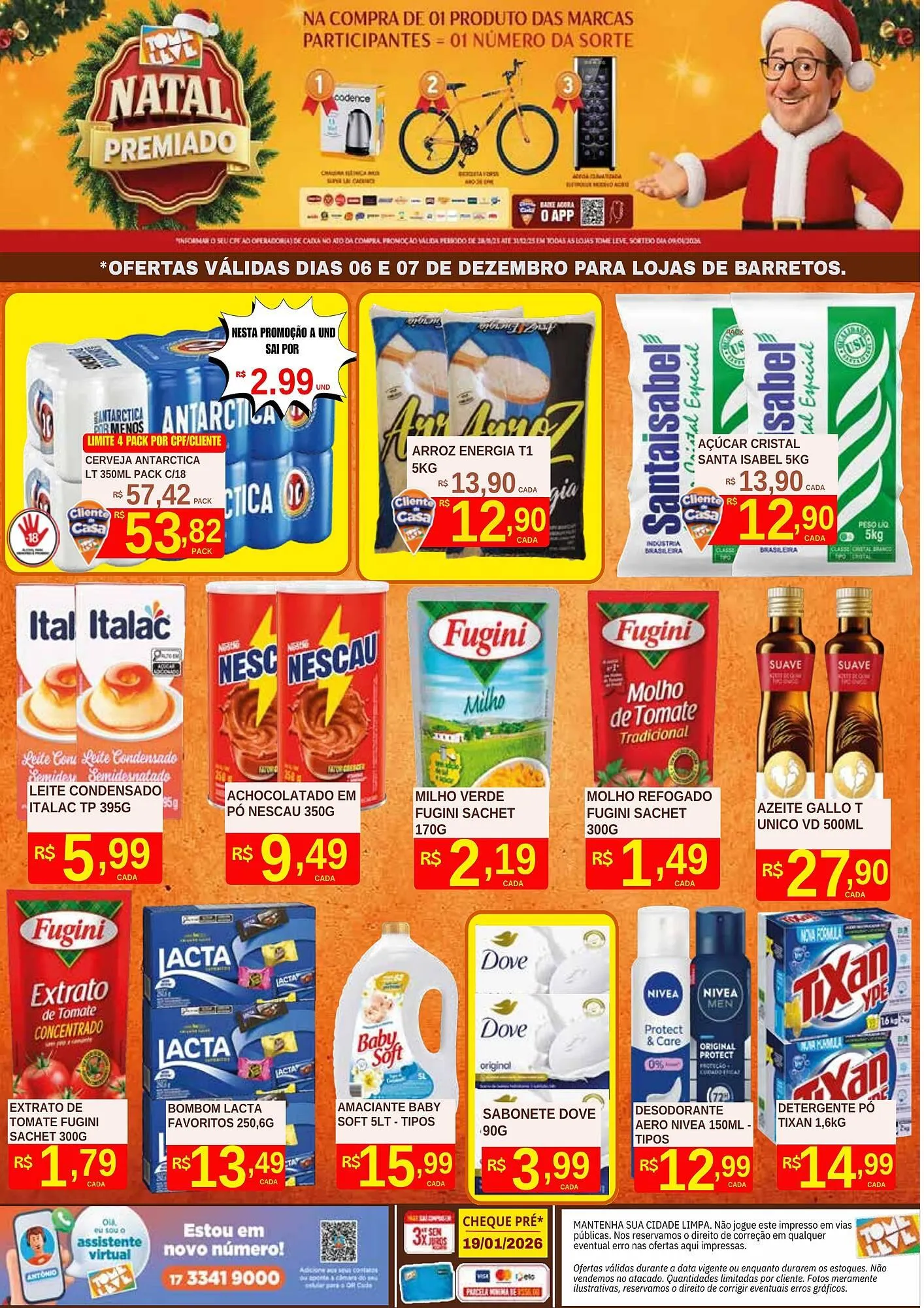 Encarte de Catálogo Tome Leve 6 de dezembro até 7 de dezembro 2025 - Pagina 1
