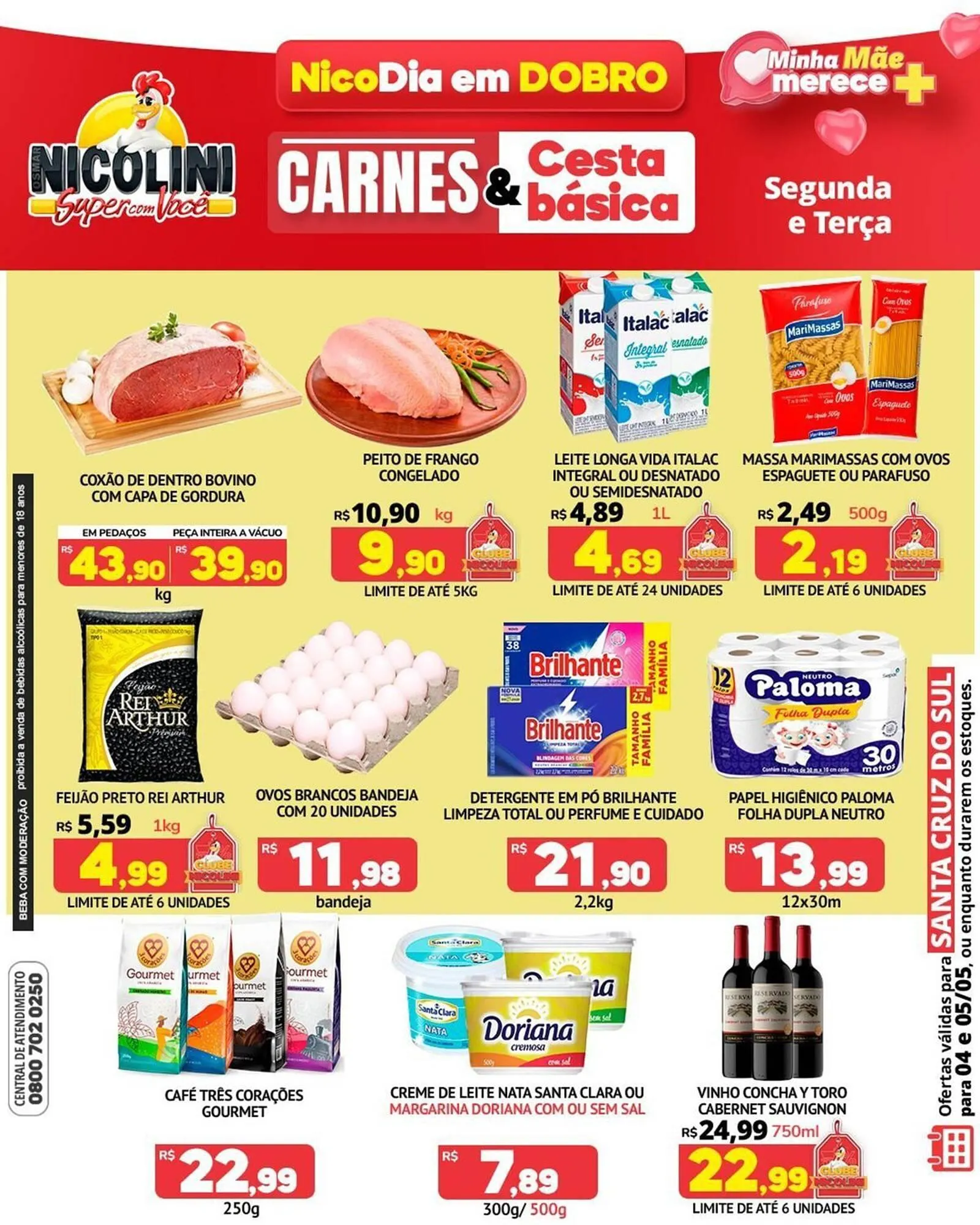 Encarte de Catálogo Super Nicolini 4 de maio até 5 de maio 2026 - Pagina 1