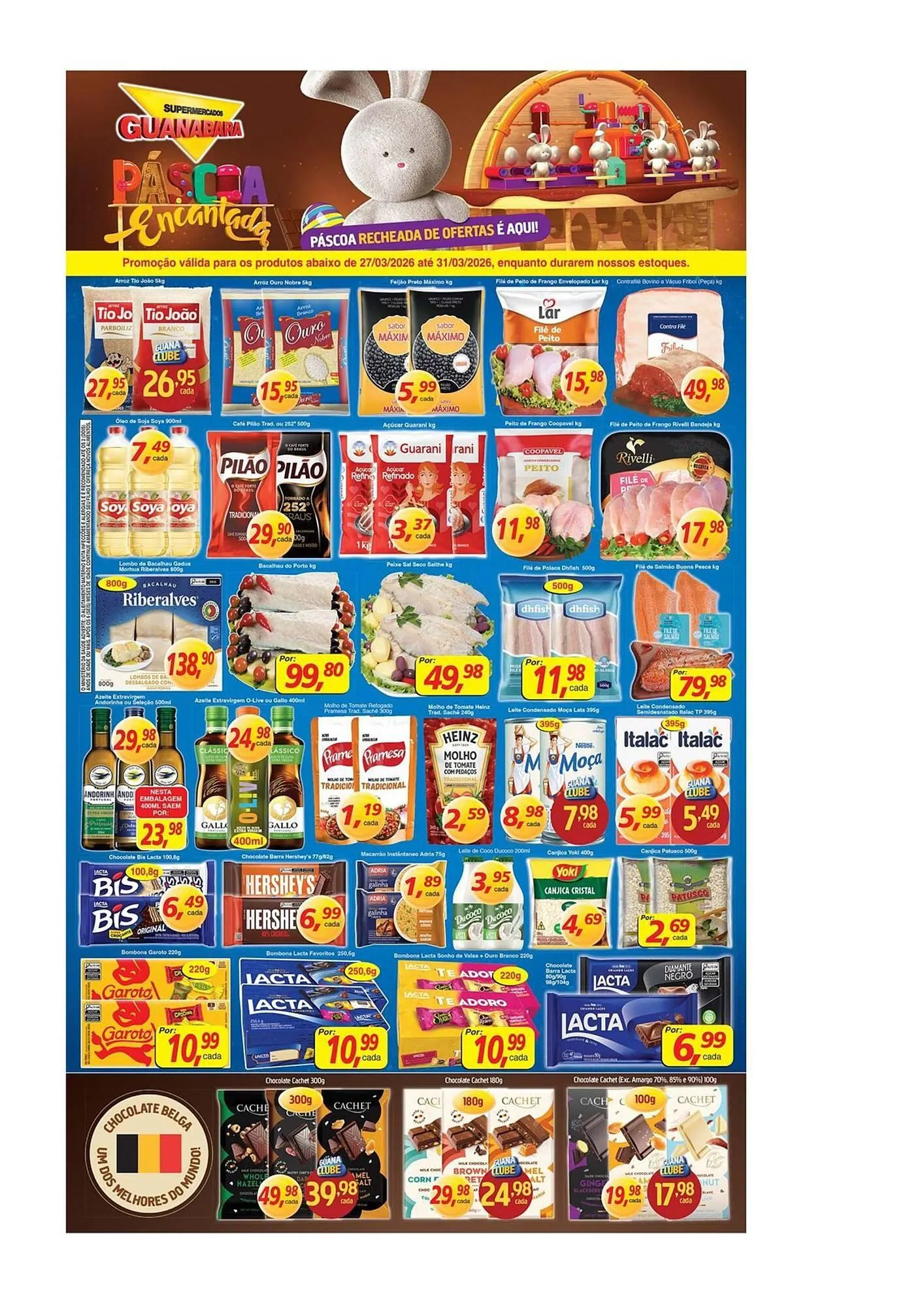 Encarte de Encarte Supermercados Guanabara 27 de março até 31 de março 2026 - Pagina 1