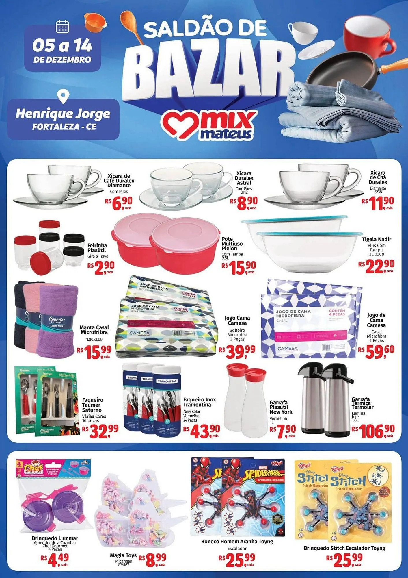 Encarte de Catálogo Supermercados Mateus 5 de dezembro até 14 de dezembro 2025 - Pagina 1