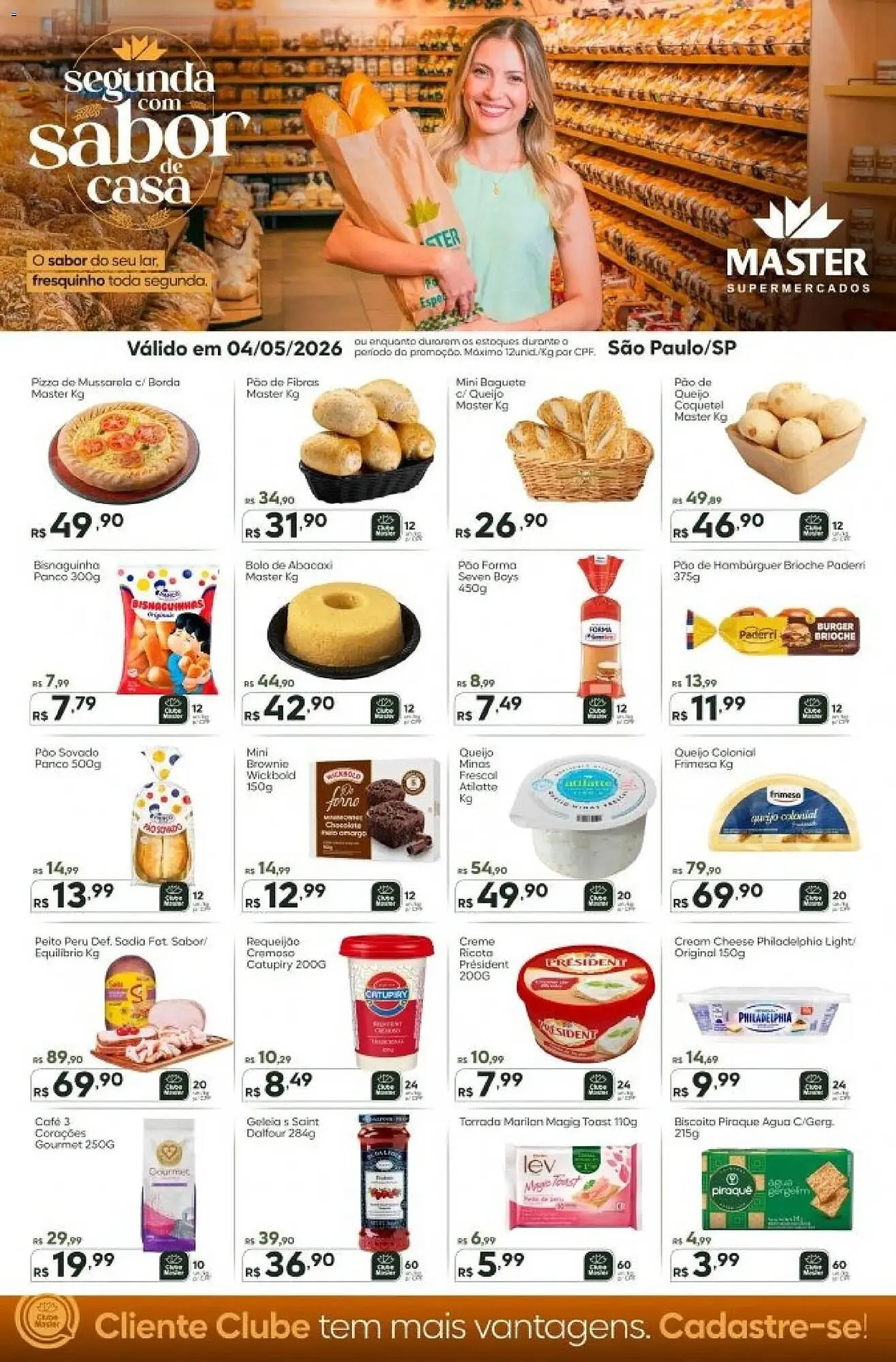 Encarte de Folheto Master Supermercados 4 de maio até 4 de maio 2026 - Pagina 1