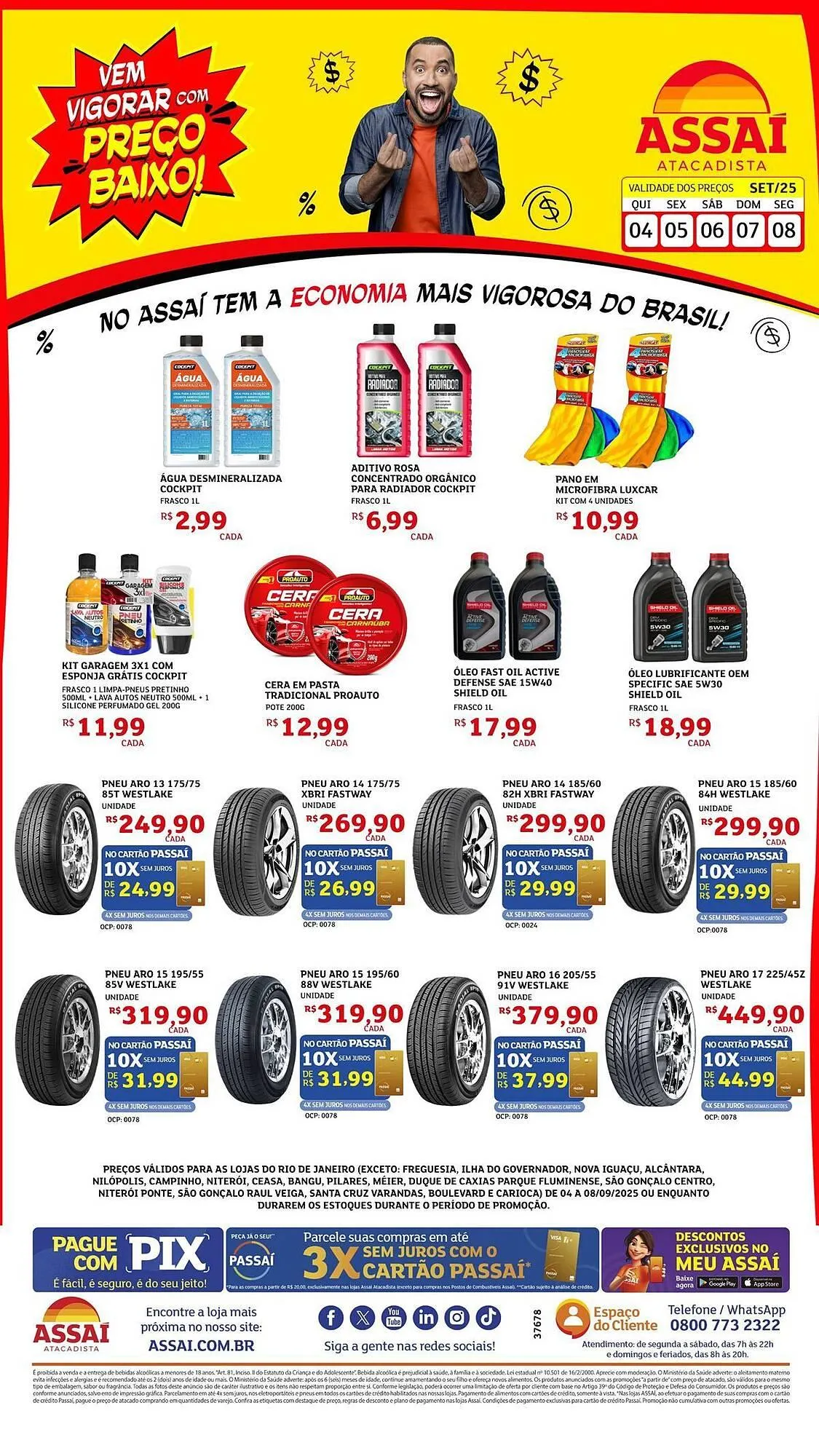 Encarte de Encarte Assaí Atacadista 4 de setembro até 8 de setembro 2025 - Pagina 1