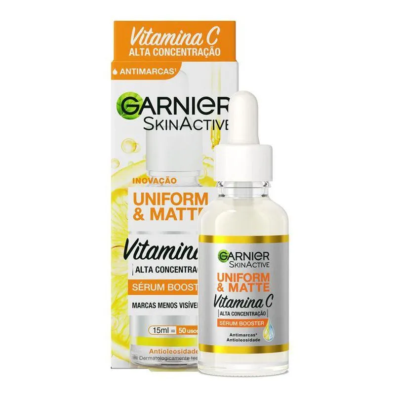 Sérum Facial Garnier Uniform Matte Vitamina C 15ml