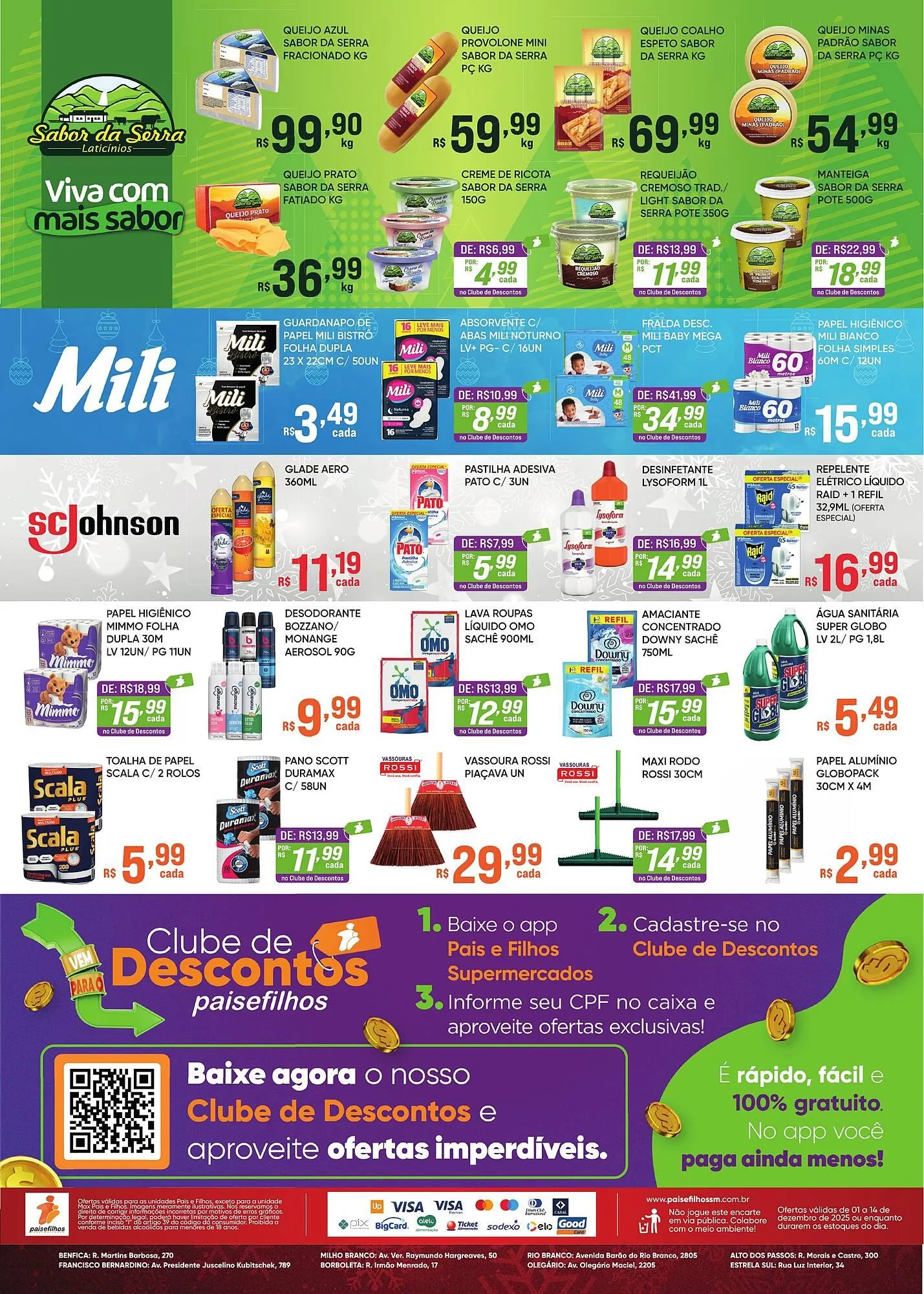 Encarte de Catálogo Pais e Filhos Supermercados 1 de dezembro até 14 de dezembro 2025 - Pagina 4