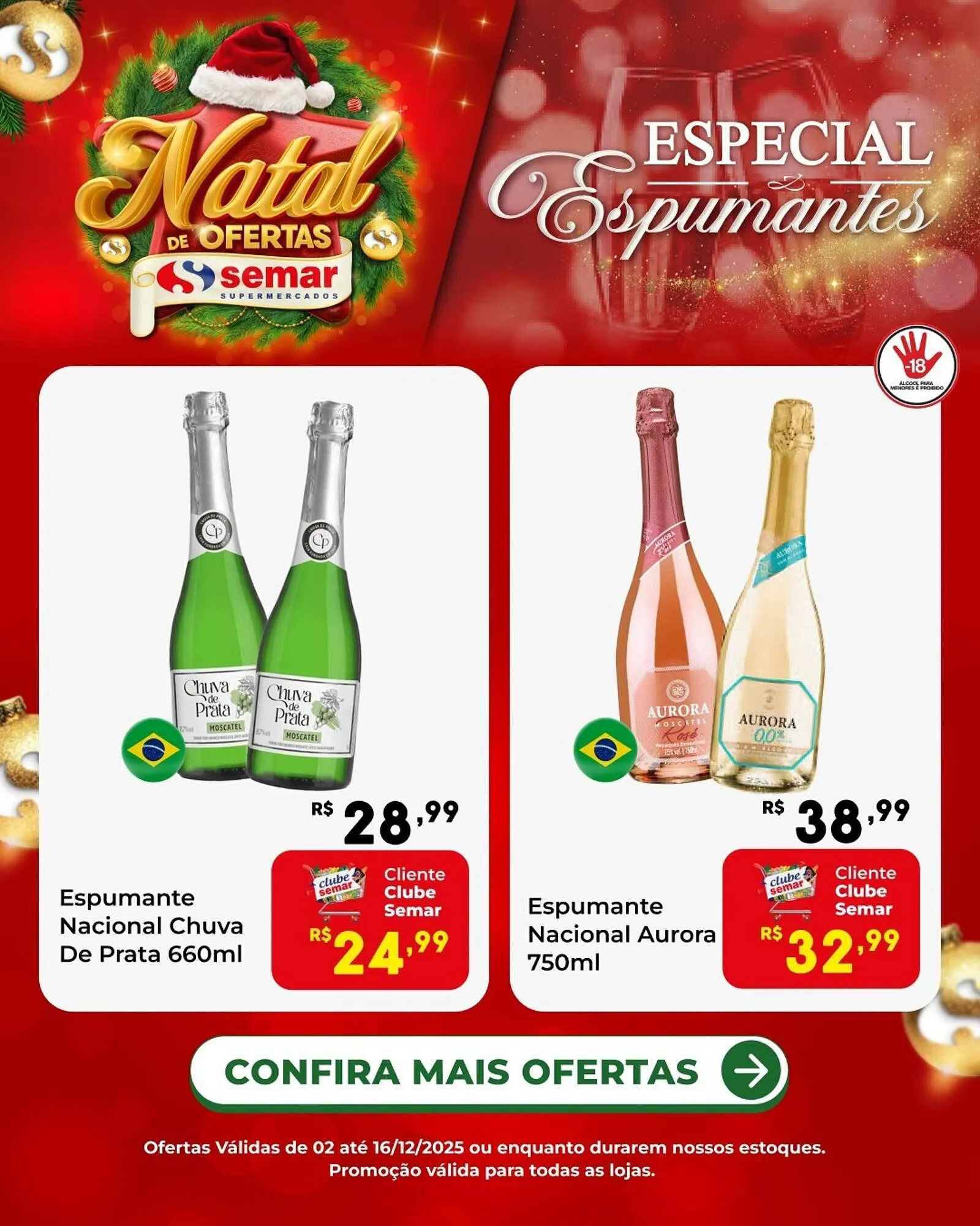 Encarte de Folheto Semar Supermercado 3 de dezembro até 16 de dezembro 2025 - Pagina 1