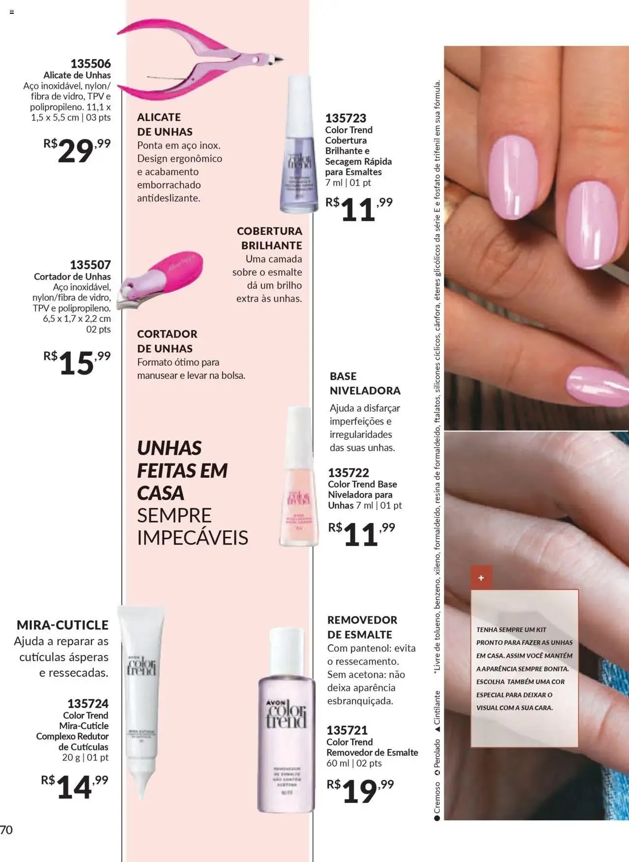 Encarte de Avon - Campanha 07 3 de abril até 1 de maio 2025 - Pagina 70
