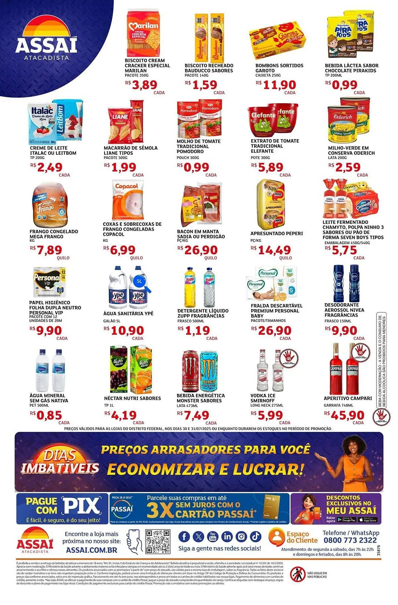 Encarte de Catálogo Assaí Atacadista 30 de julho até 31 de julho 2025 - Pagina 2