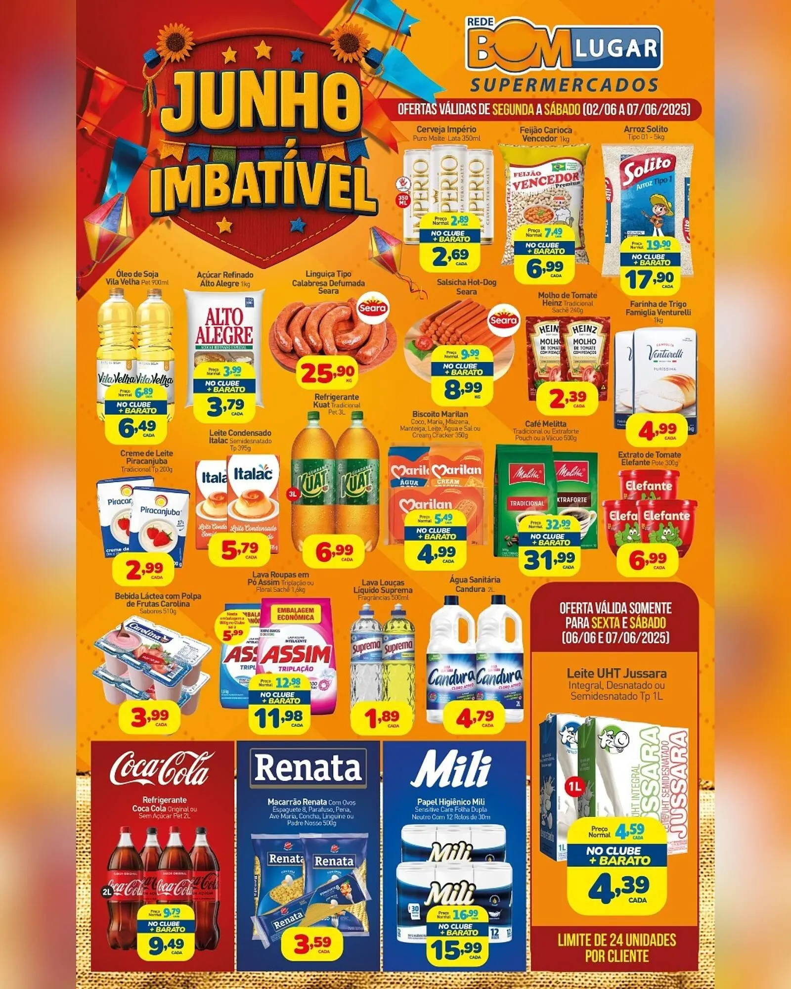 Encarte de Catálogo Rede Bom Lugar 2 de junho até 7 de junho 2025 - Pagina 1