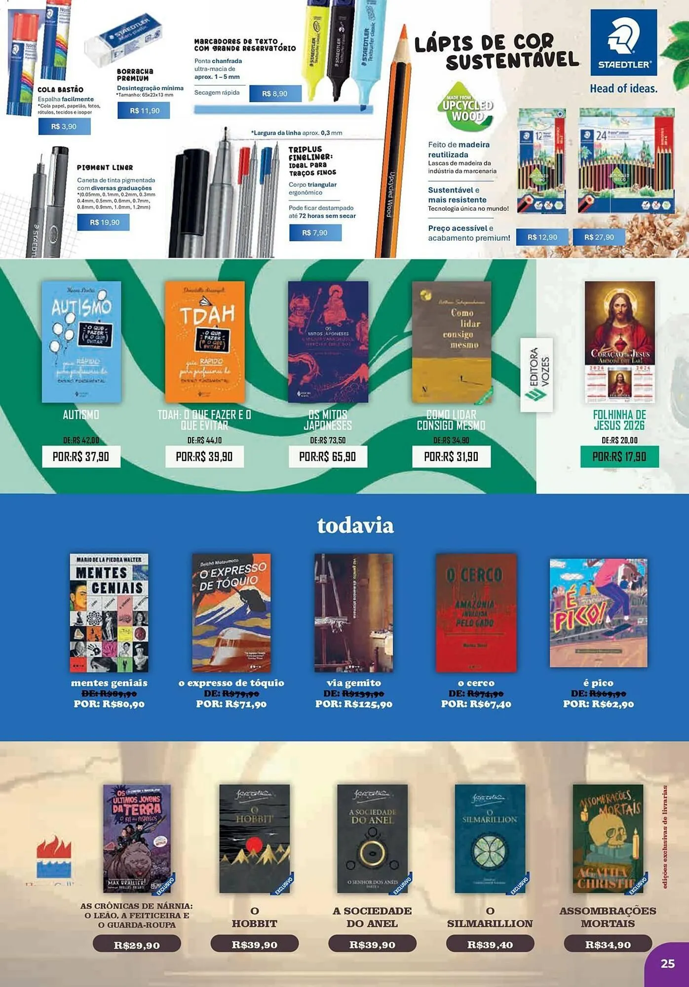 Encarte de Catálogo Livraria Leitura 31 de dezembro até 28 de fevereiro 2026 - Pagina 25