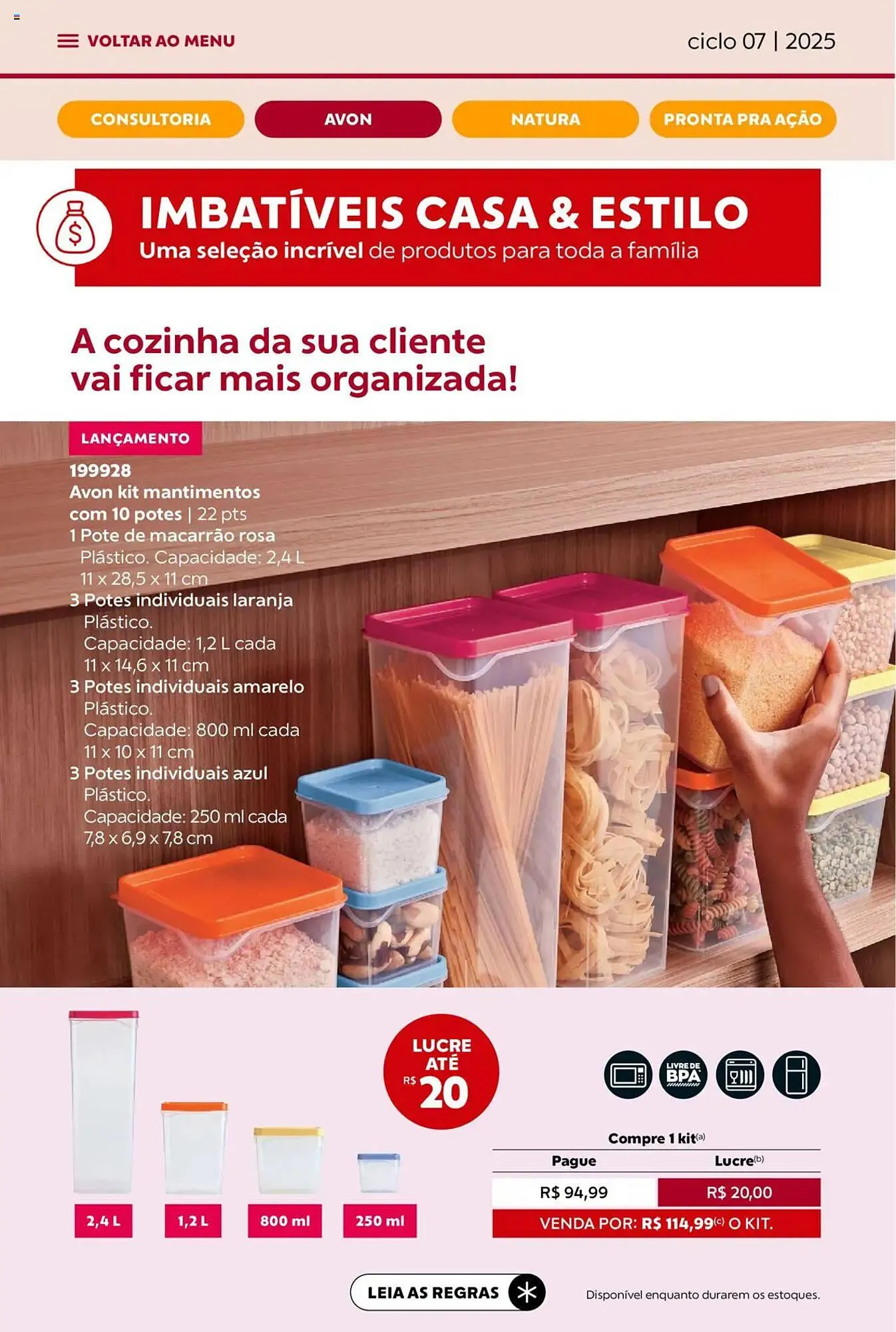 Encarte de Catálogo Avon 3 de abril até 1 de maio 2025 - Pagina 39