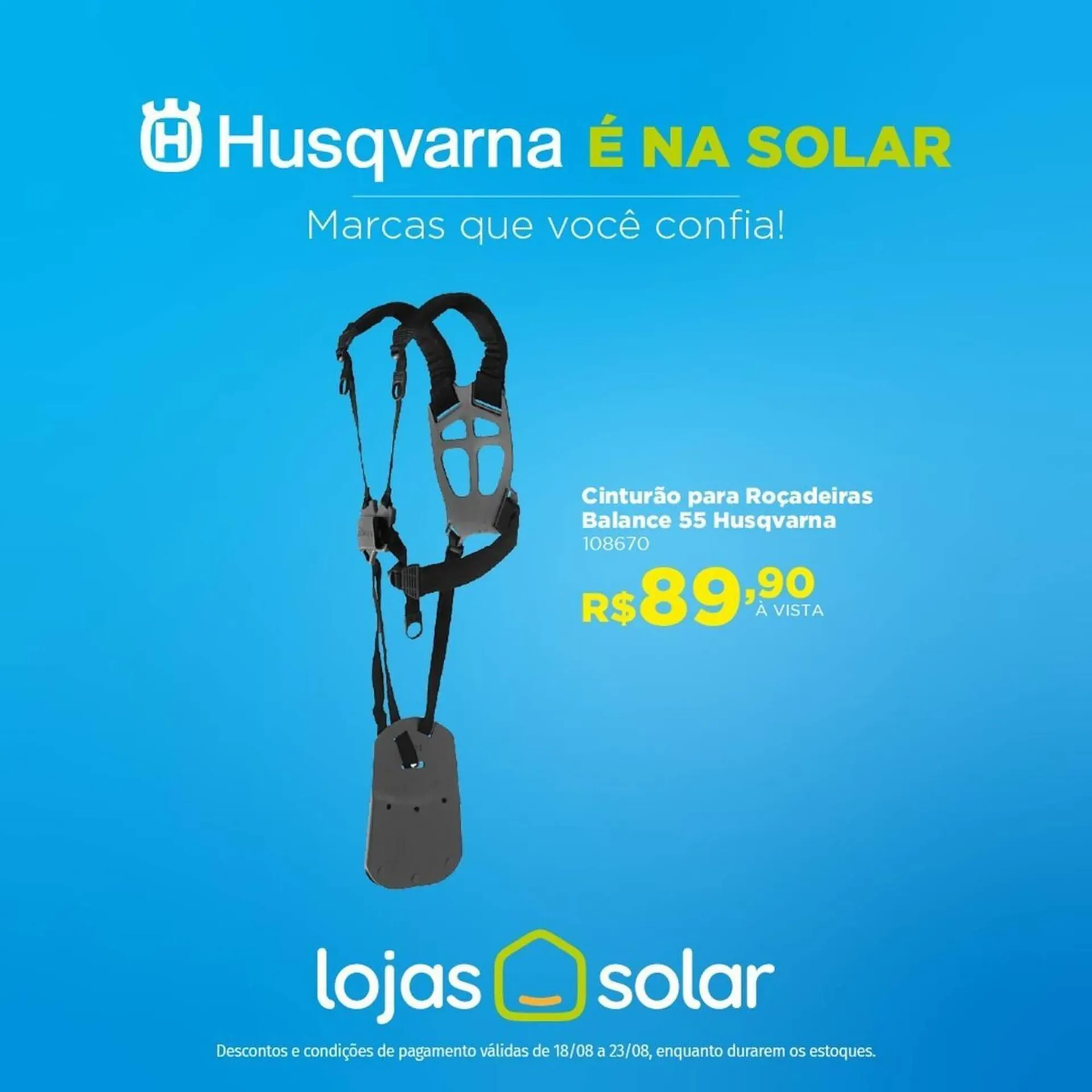 Encarte de Catálogo Lojas Solar 18 de agosto até 23 de agosto 2025 - Pagina 1