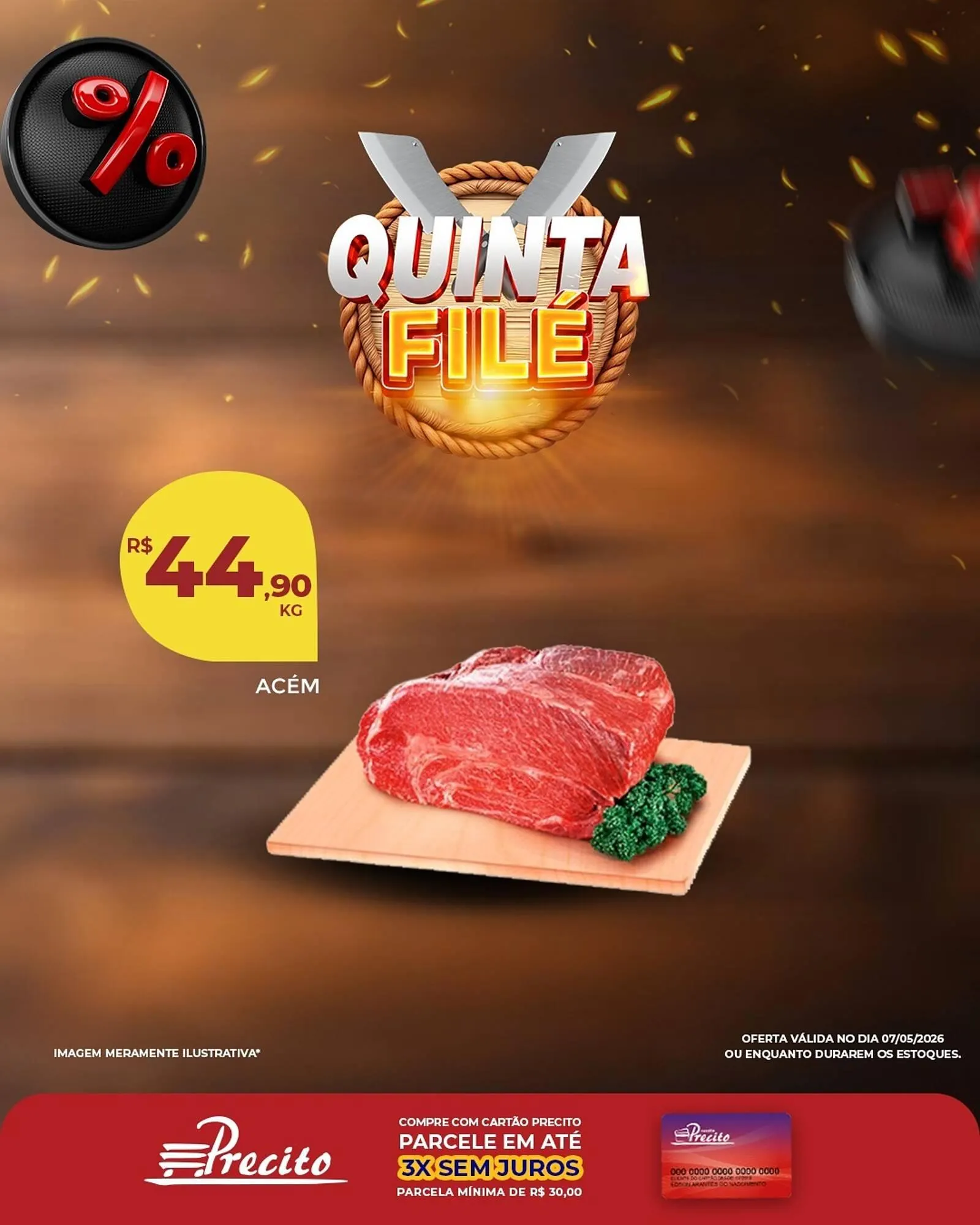 Encarte de Catálogo Supermercado Precito 7 de maio até 7 de maio 2026 - Pagina 1