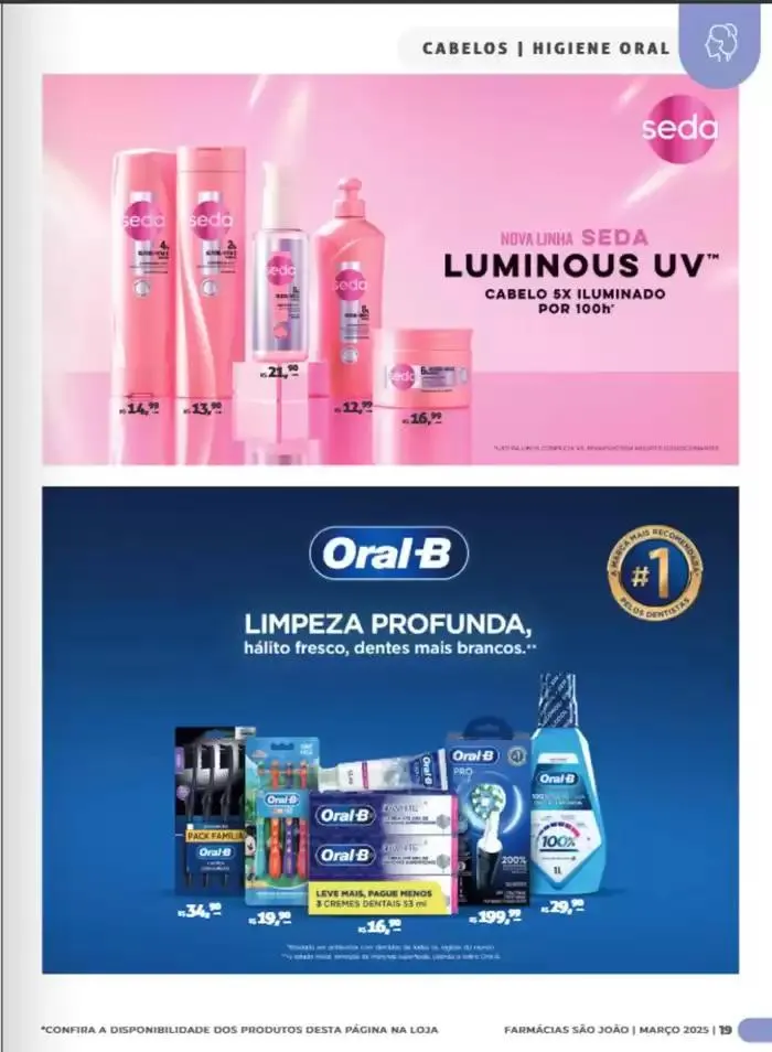 Encarte de Farmácia São João Marco 2025! 4 de março até 31 de março 2025 - Pagina 19