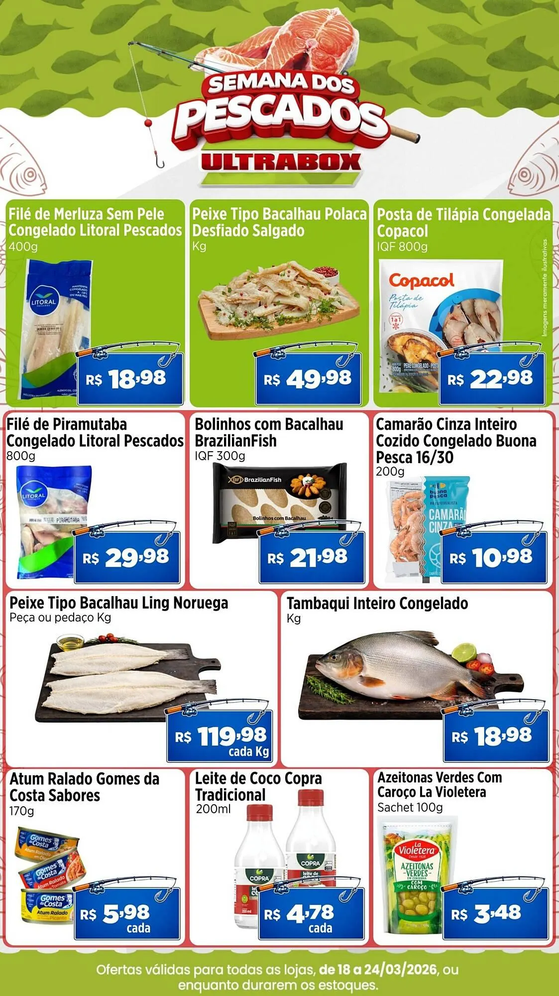 Encarte de Panfleto Ultrabox 18 de março até 24 de março 2026 - Pagina 1