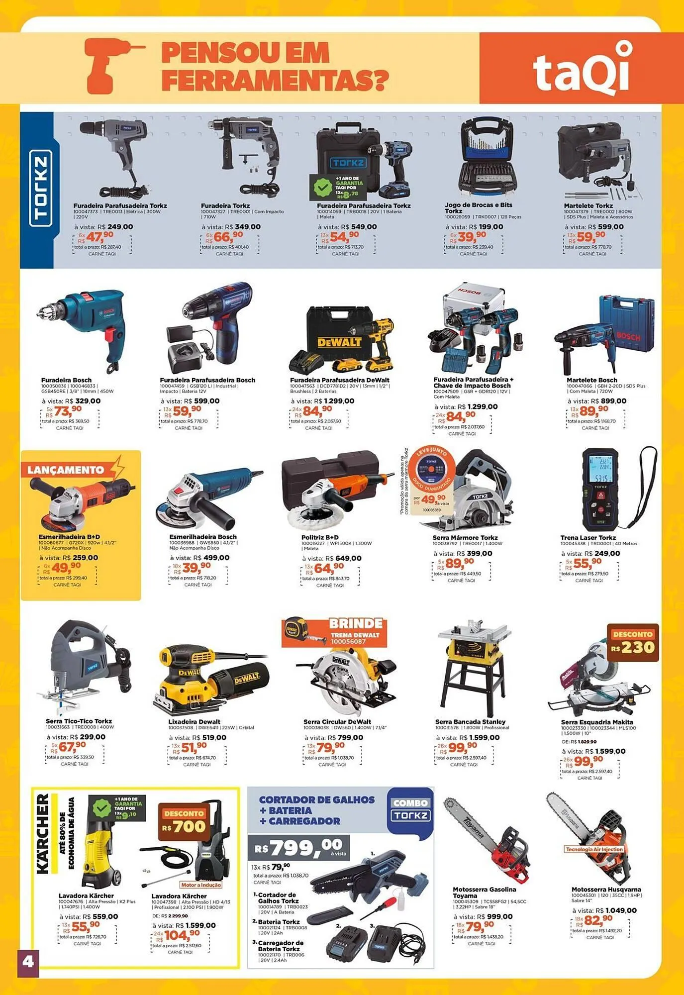 Encarte de Catálogo Lojas TaQi 3 de junho até 22 de junho 2025 - Pagina 4