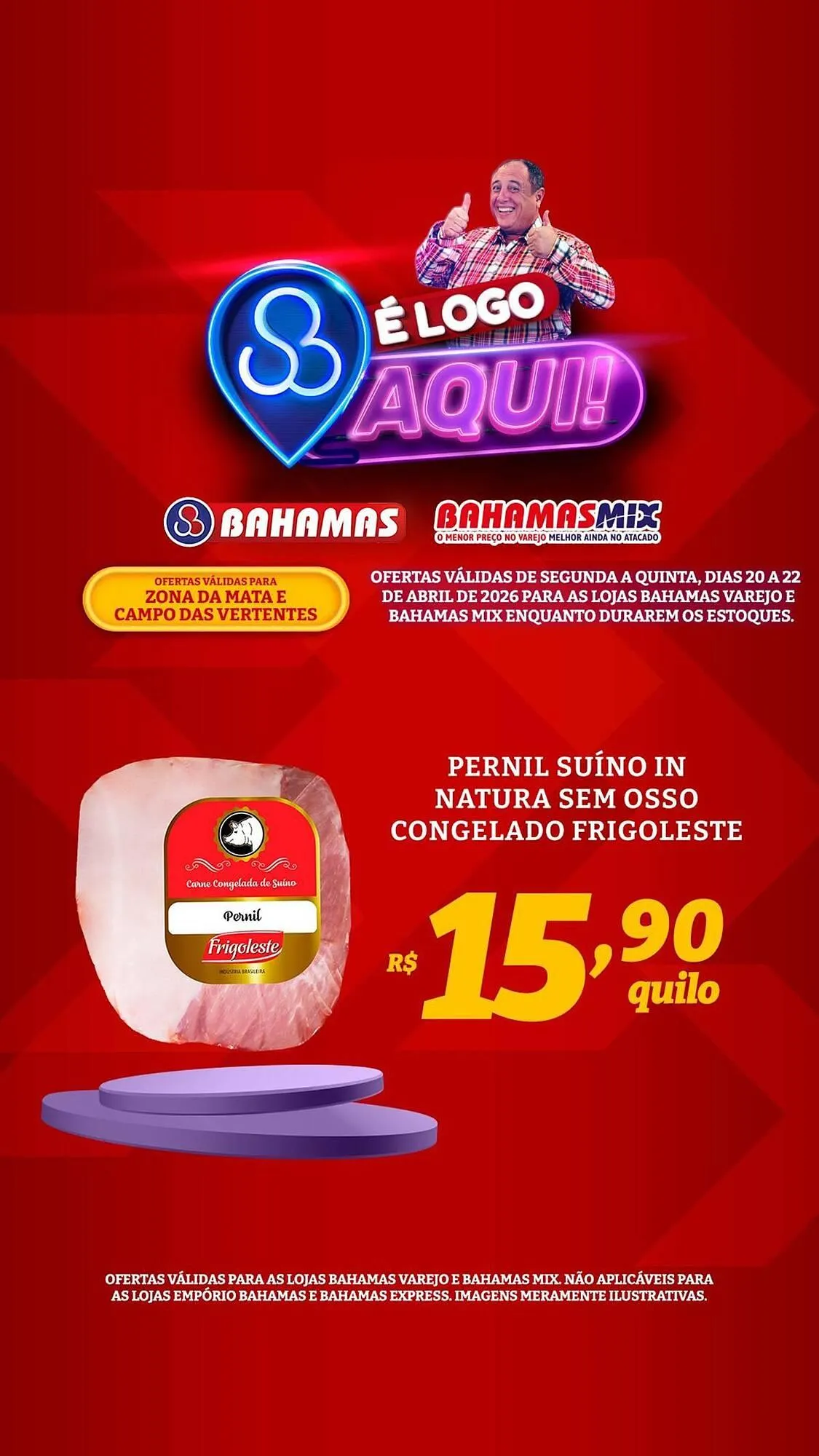 Encarte de Catálogo Bahamas Supermercados 20 de abril até 22 de abril 2026 - Pagina 4