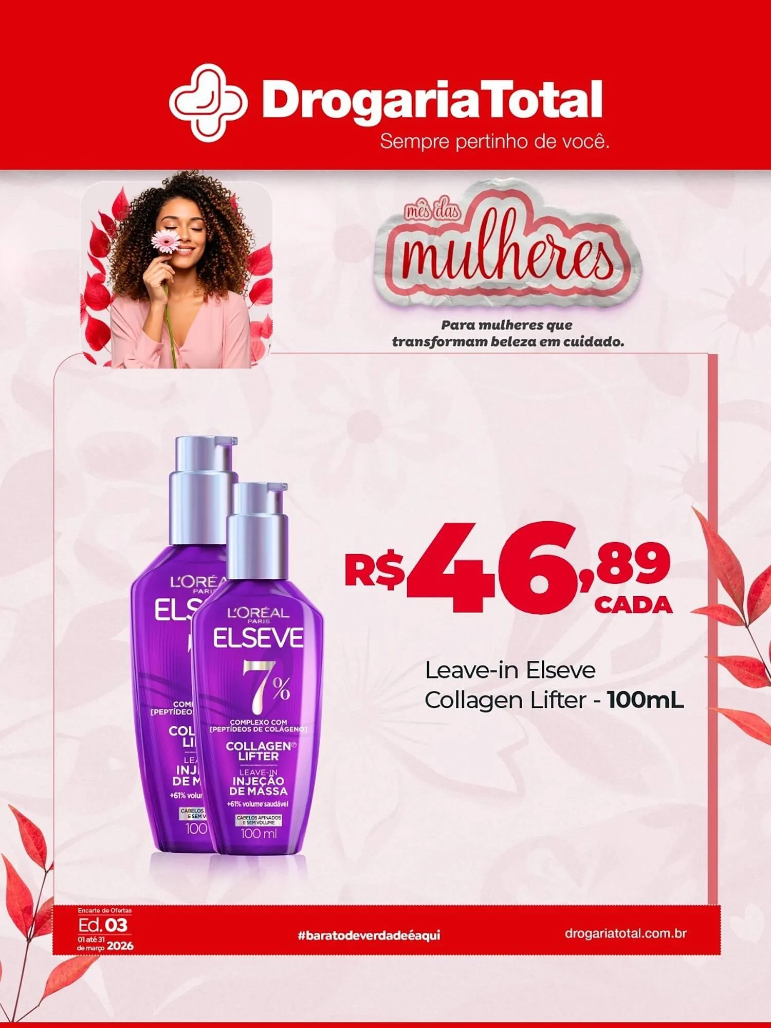 Encarte de Catálogo Drogaria Total 5 de março até 31 de março 2026 - Pagina 2