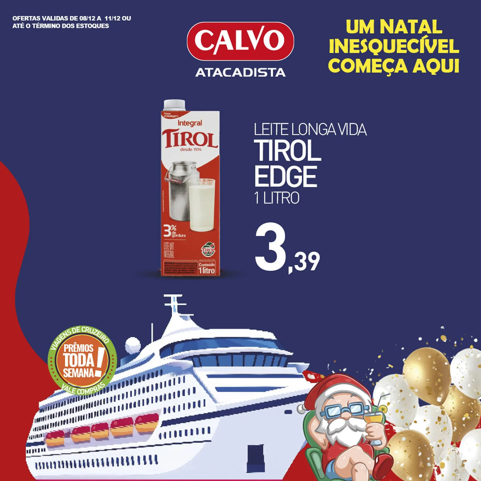 Encarte de Folheto Calvo Atacadista 9 de dezembro até 11 de dezembro 2025 - Pagina 2