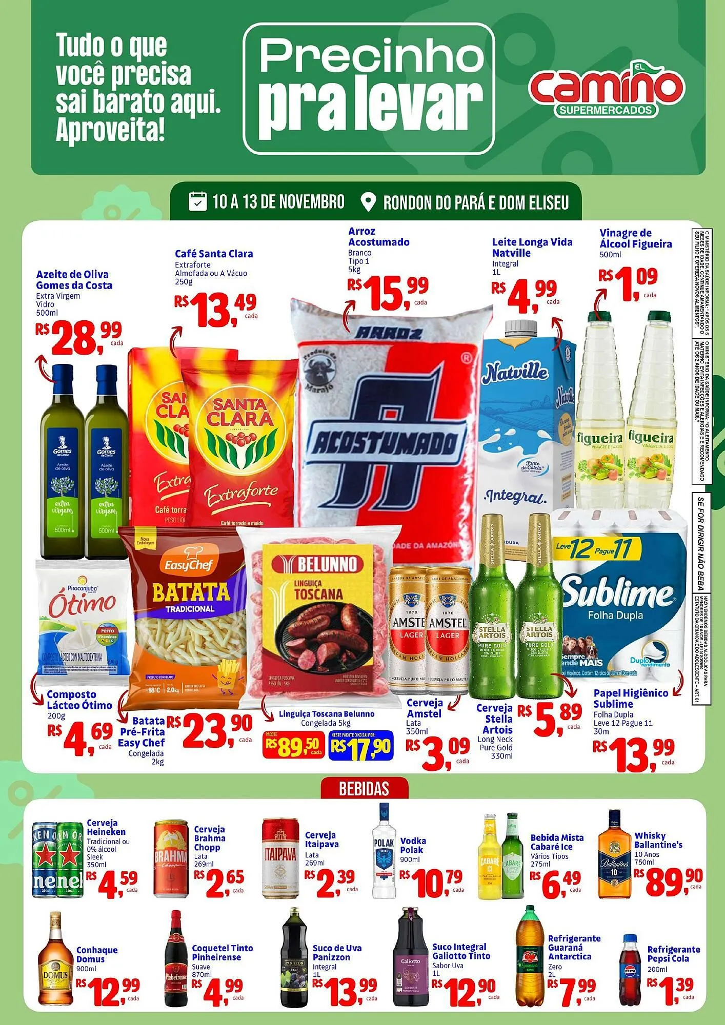 Encarte de Catálogo Camiño supermercados 10 de novembro até 13 de novembro 2025 - Pagina 1