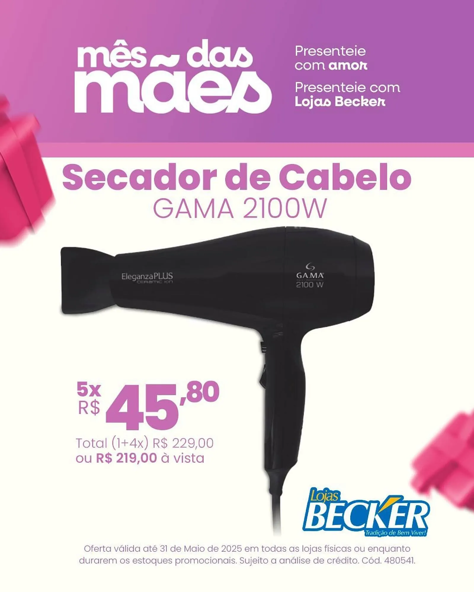 Encarte de Catálogo Lojas Becker 8 de maio até 31 de maio 2025 - Pagina 1