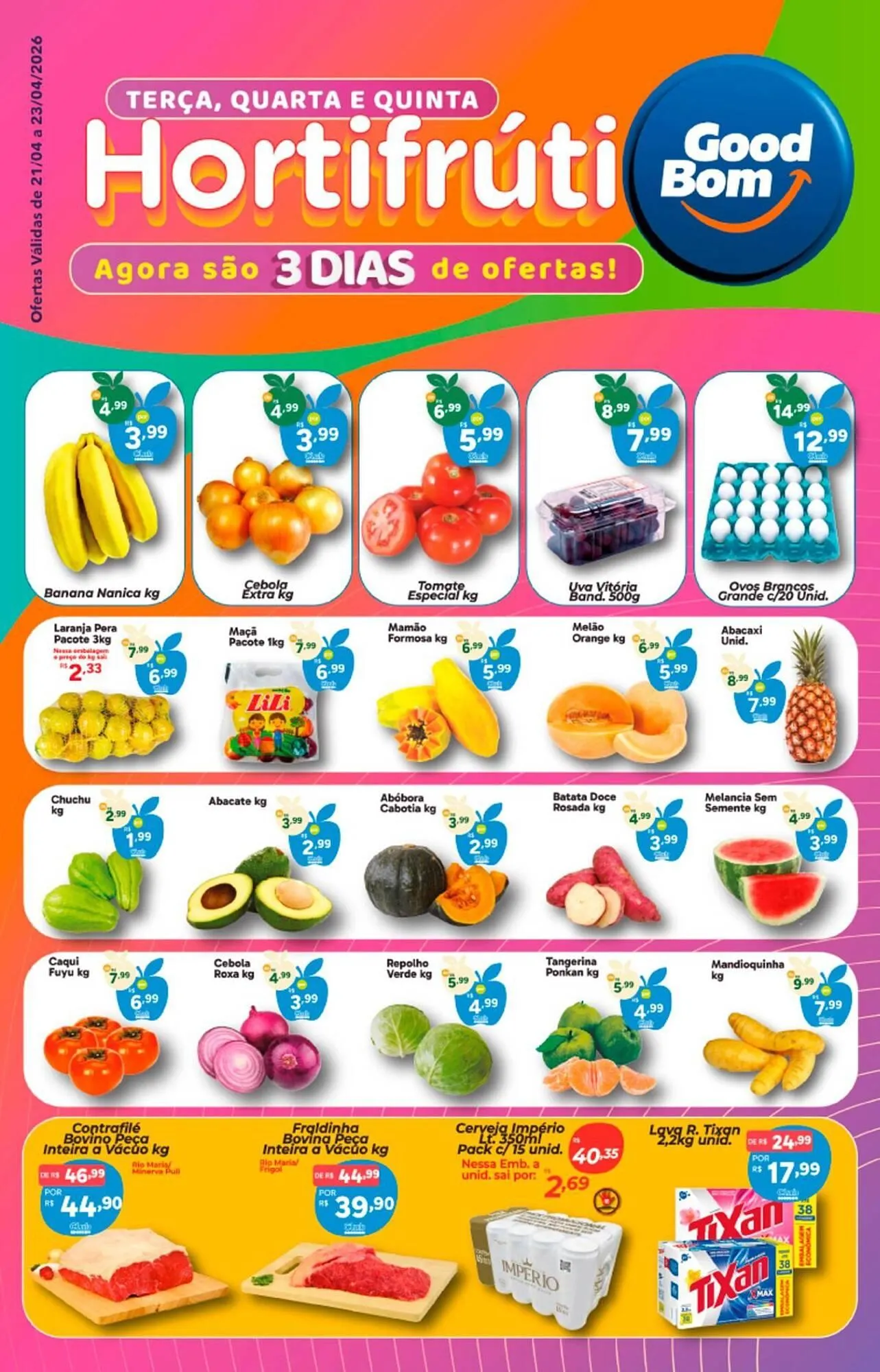 Encarte de Folheto GoodBom 21 de abril até 23 de abril 2026 - Pagina 1