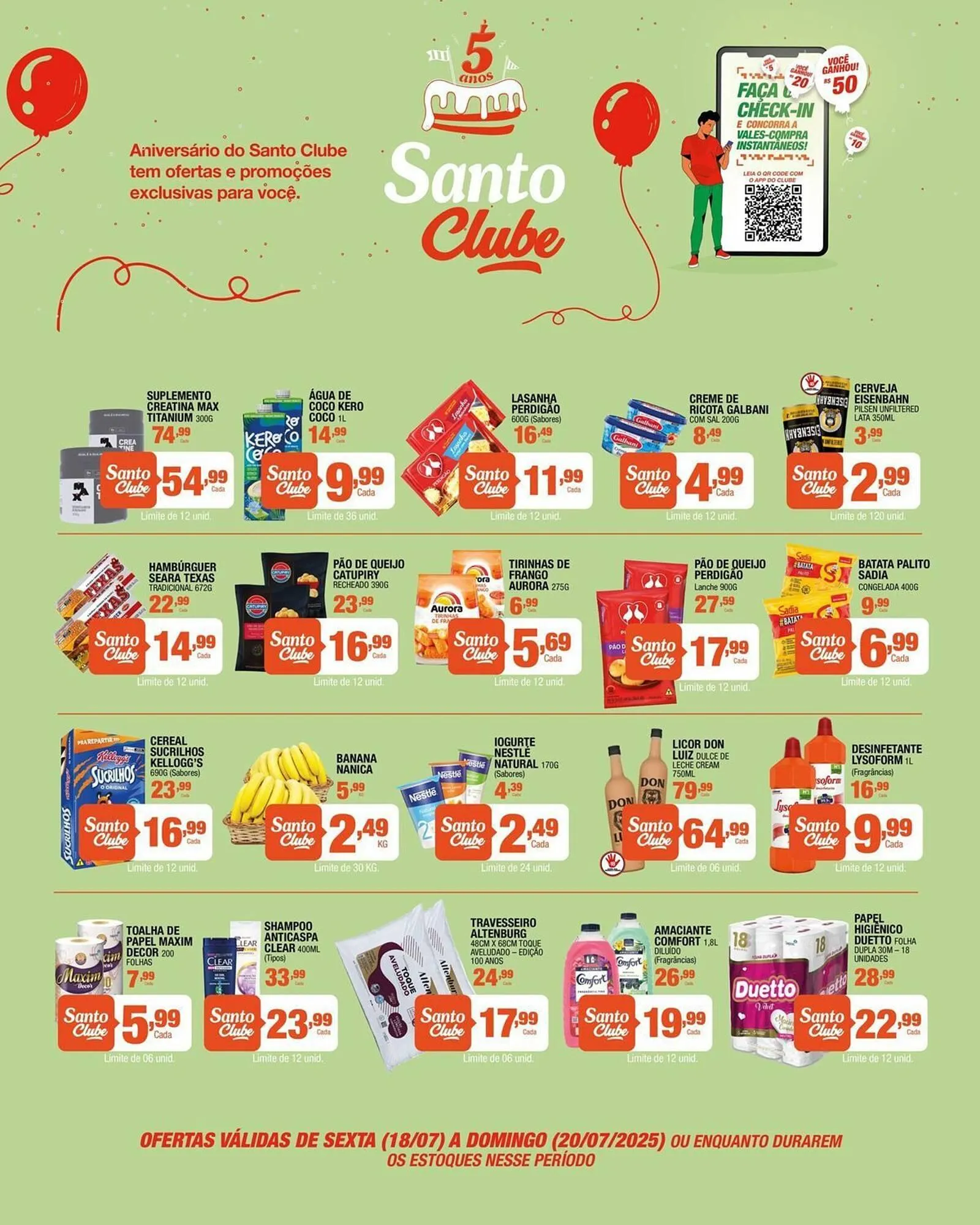 Encarte de Catálogo Santo Supermercados 16 de julho até 22 de julho 2025 - Pagina 4
